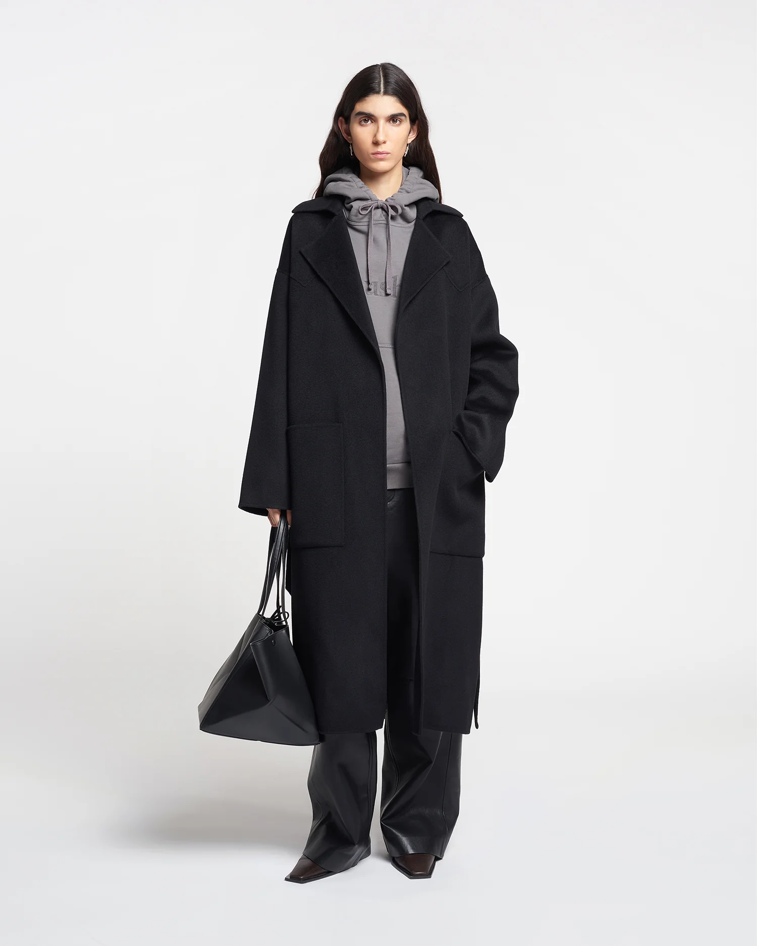Alamo - Robe coat - Black