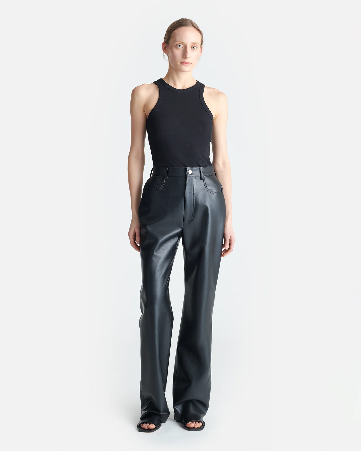 Camma - Straight leg trousers - Black