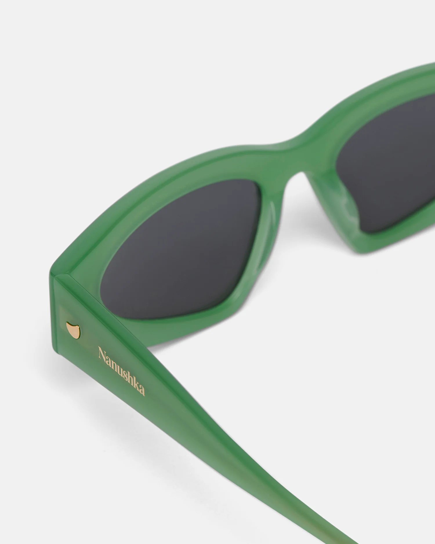 Crista - Bio-Plastic D-Frame Sunglasses - Green - Image 3