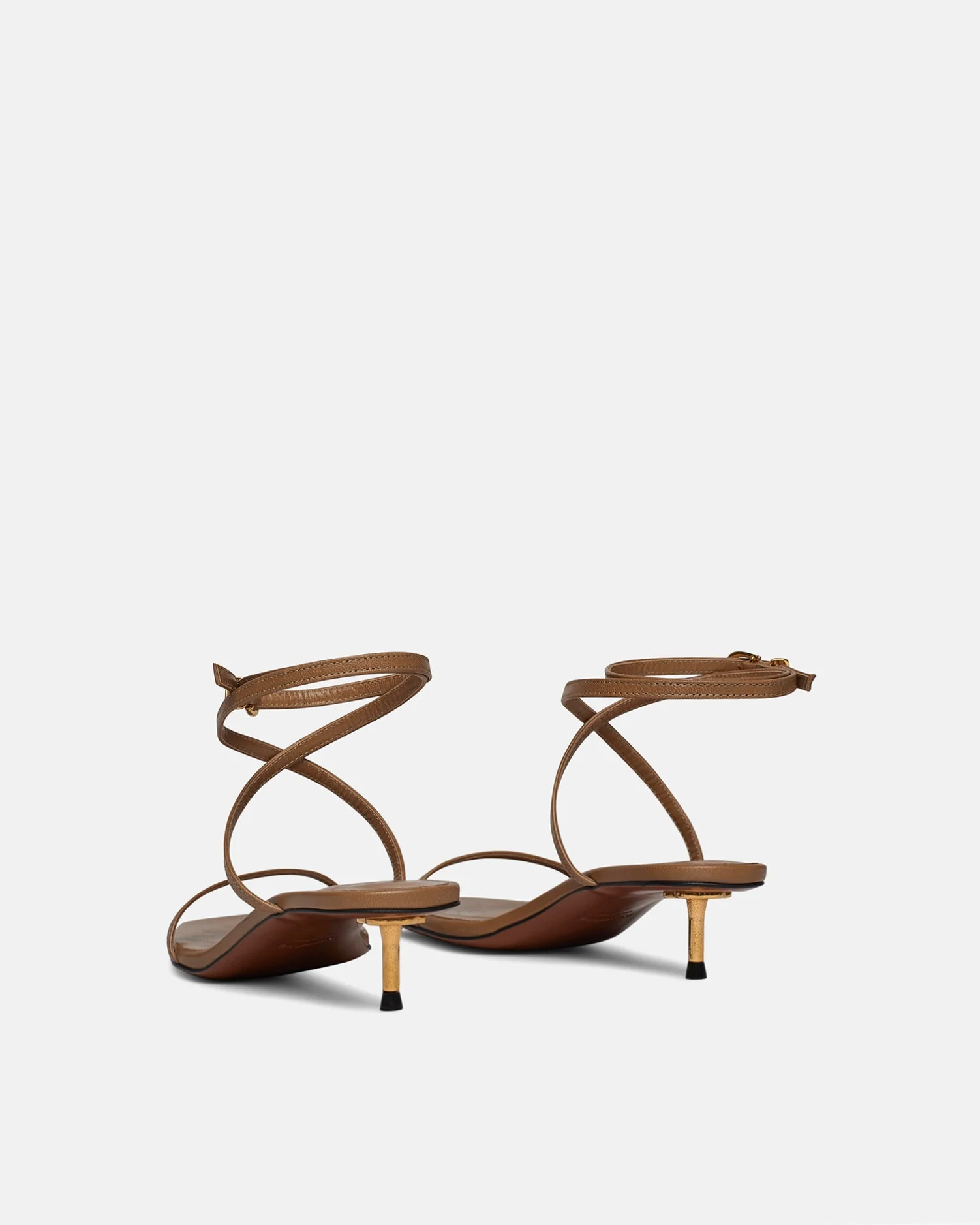 Jol - Leather Sandals - Nut Brown - Image 3