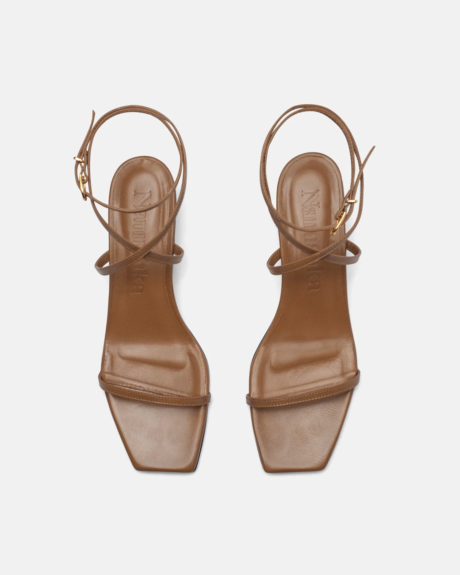 Jol - Leather Sandals - Nut Brown - Image 5