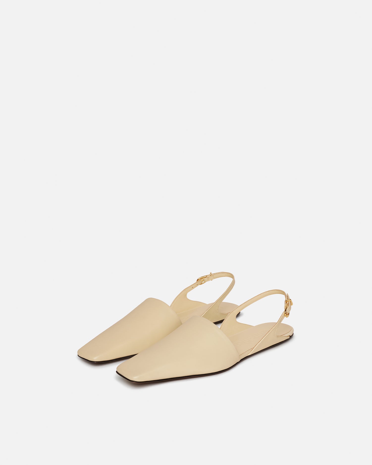 Maimu - Leather Point-Toe Flats - Off White - Image 4