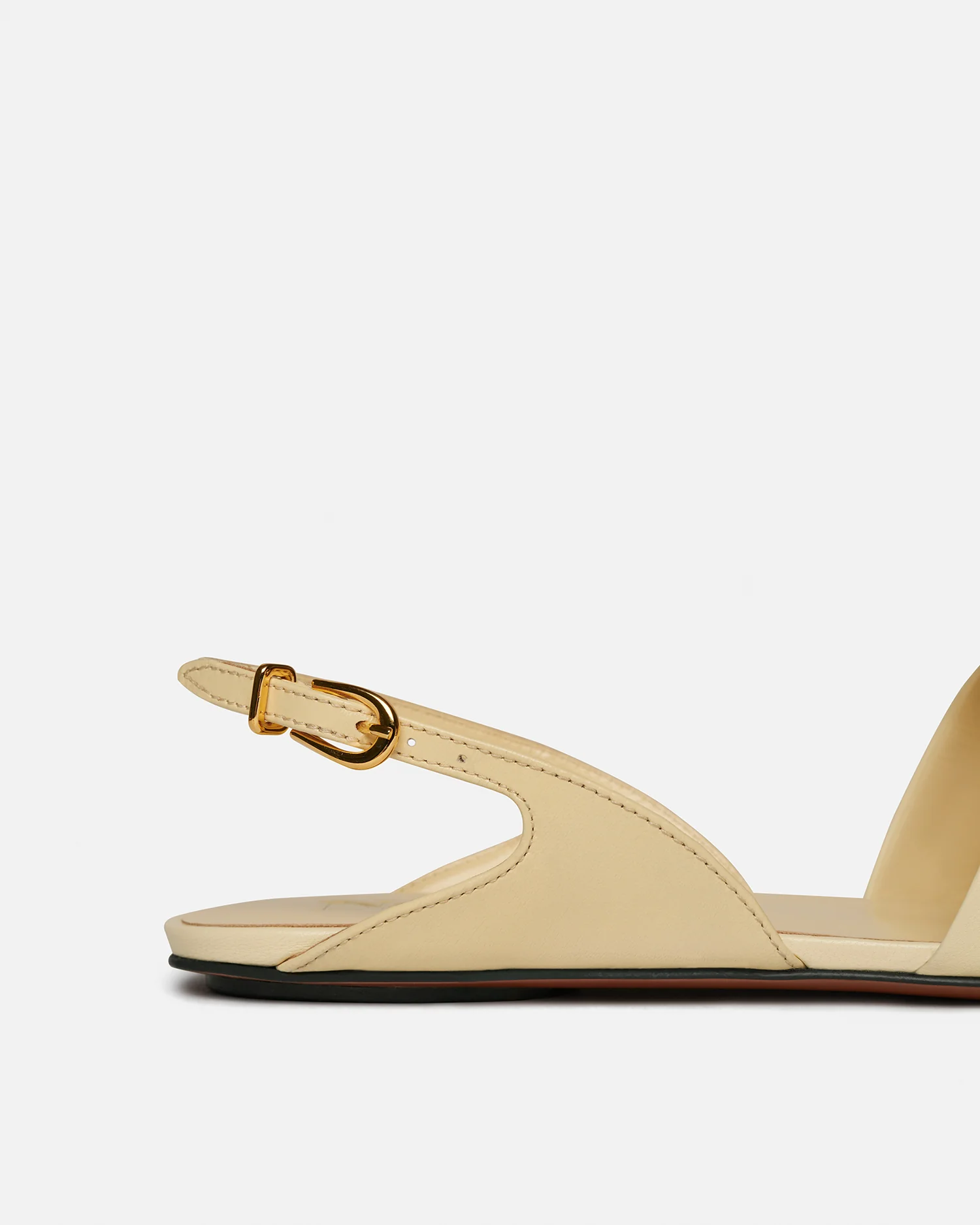 Maimu - Leather Point-Toe Flats - Off White - Image 6