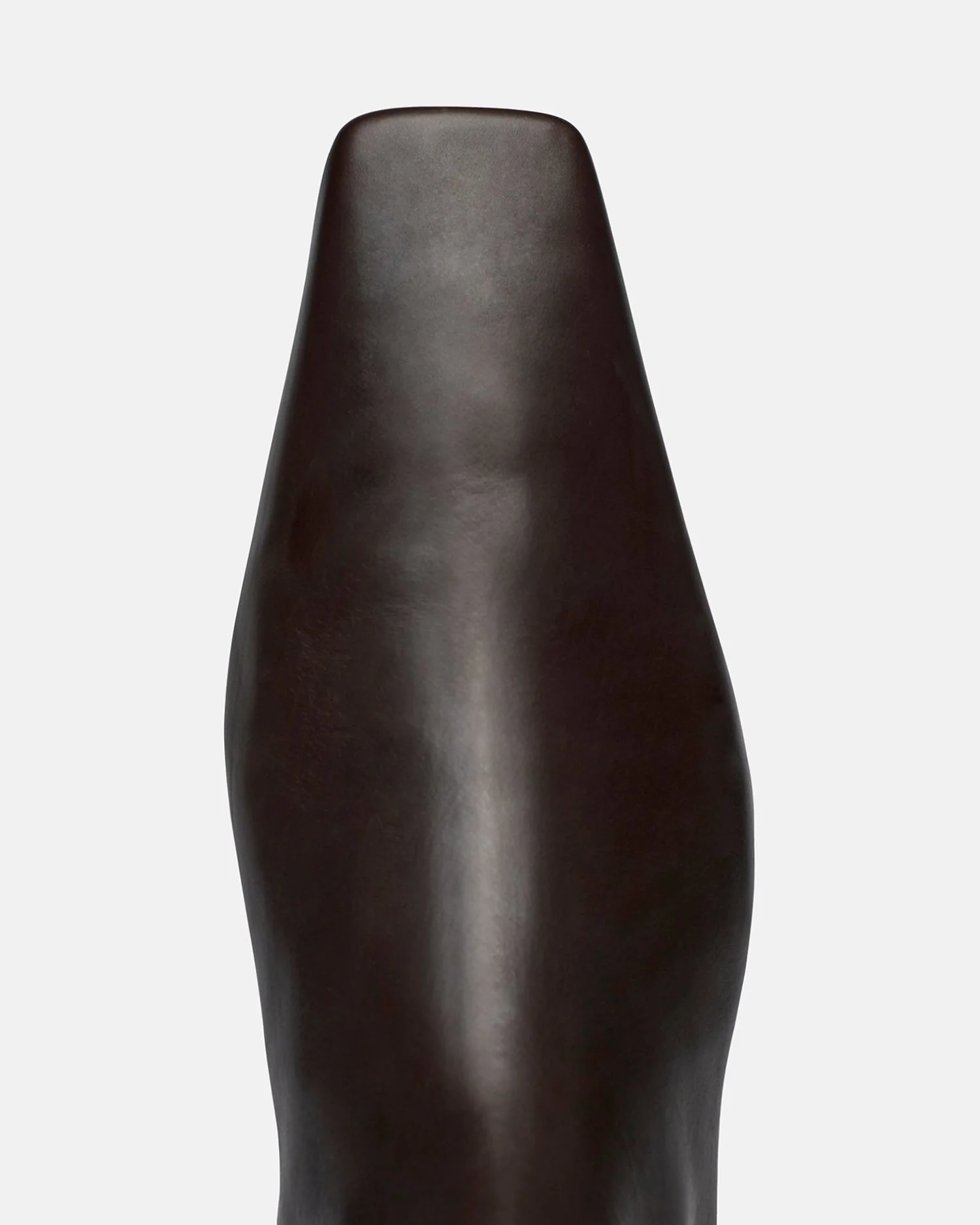 Isla - Elongated Square Toe Boots - Dark Chocolate - Image 4