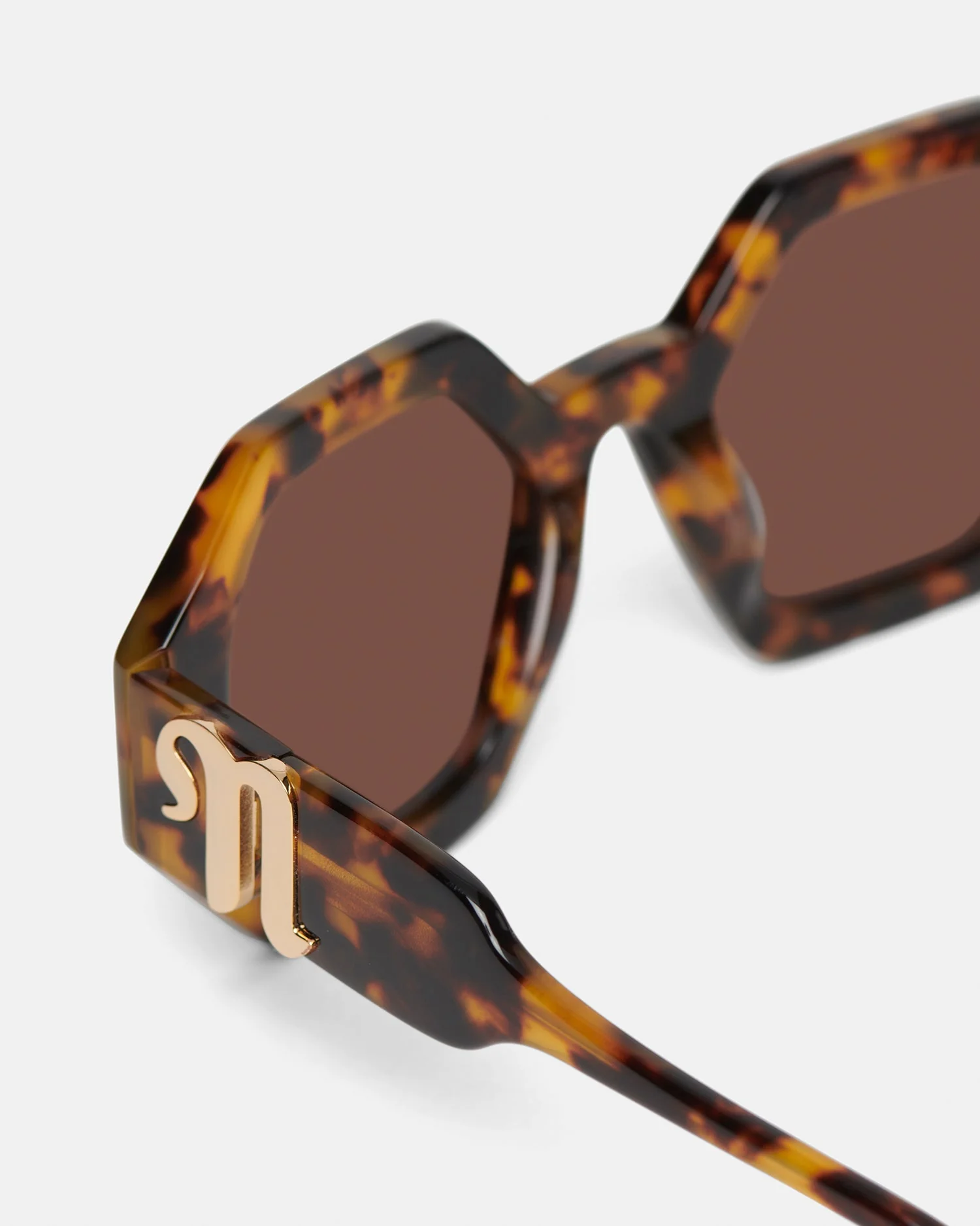 Carlen - Bio-Plastic Sunglasses - Dark Amber - Image 3