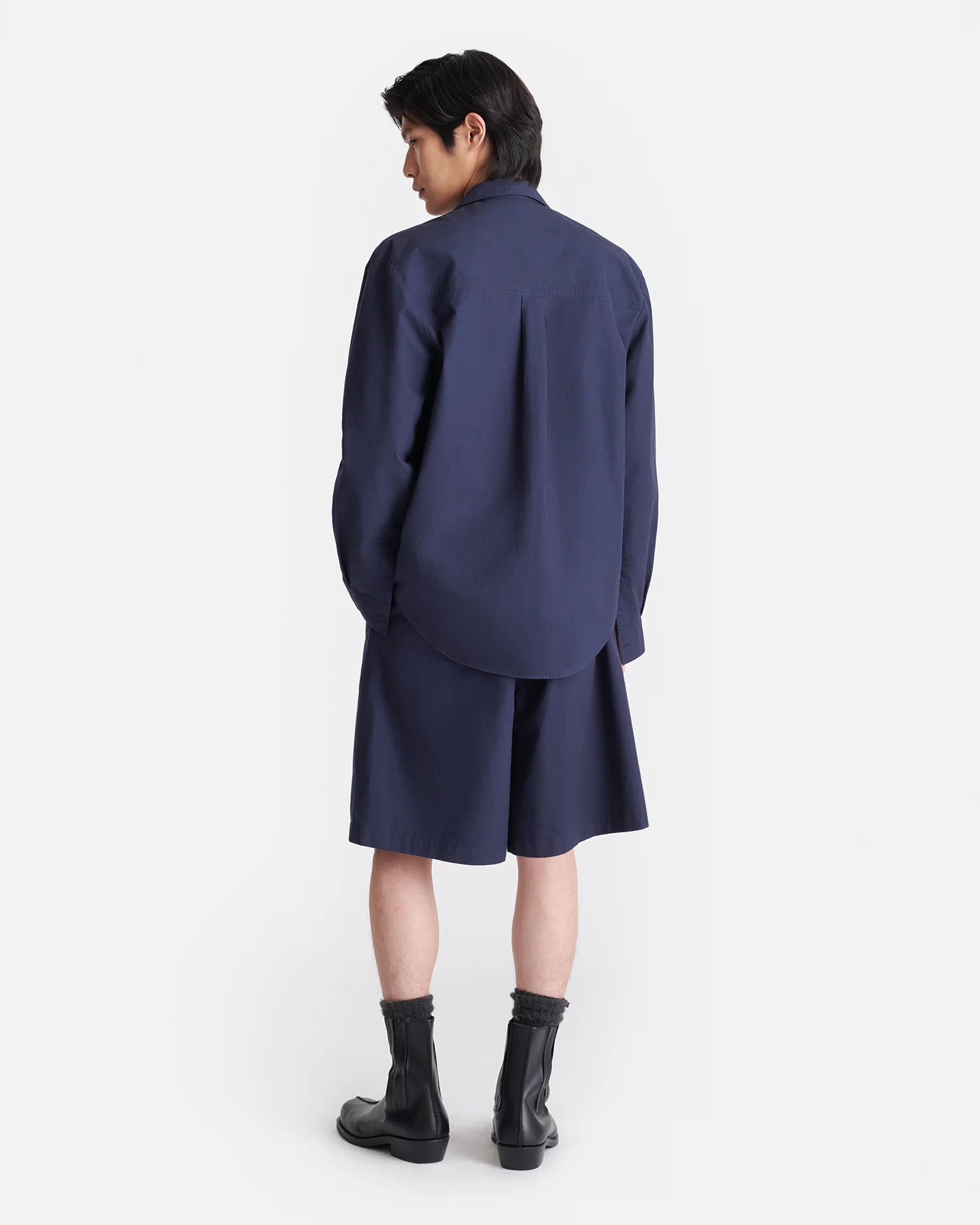 Jari - Long-Sleeve Shirt - Navy - Image 3