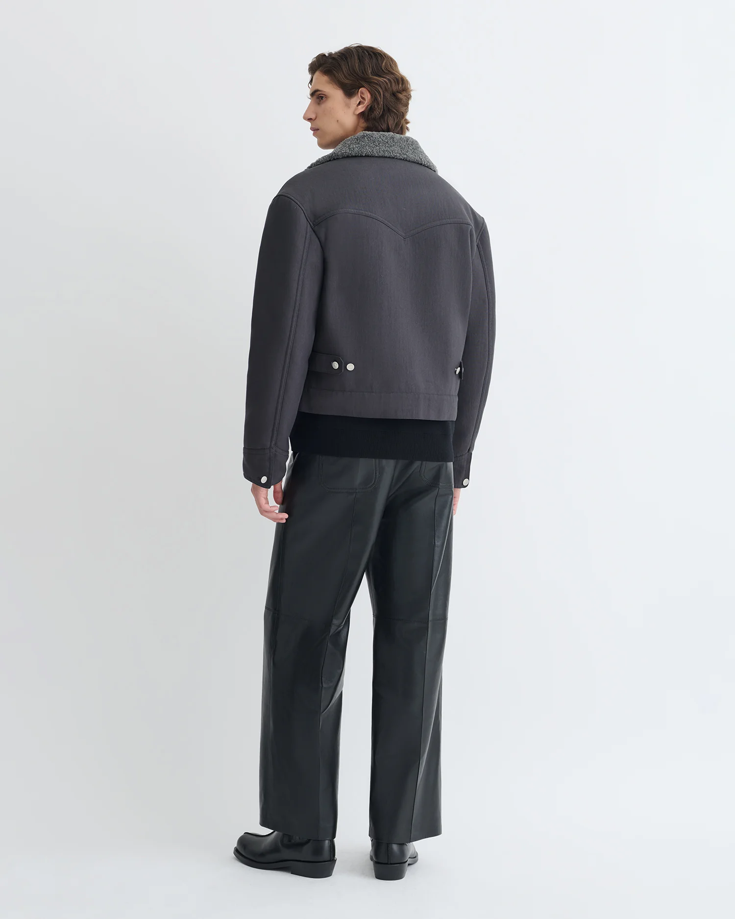 Nowell - Wax Cotton Jacket - Graphite - Image 5