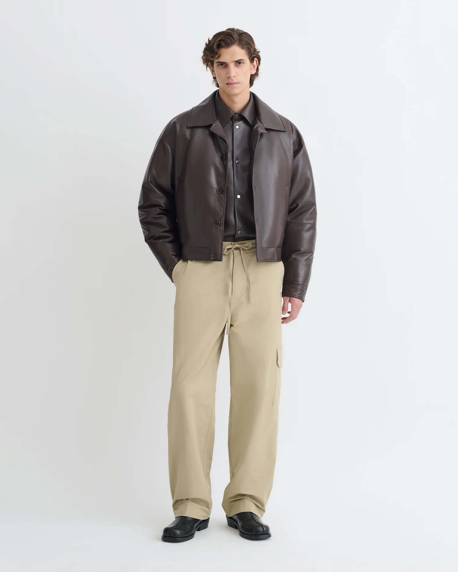 Zaler - Okobor™ Alt-Leather Jacket - Coffee Ground - Image 3