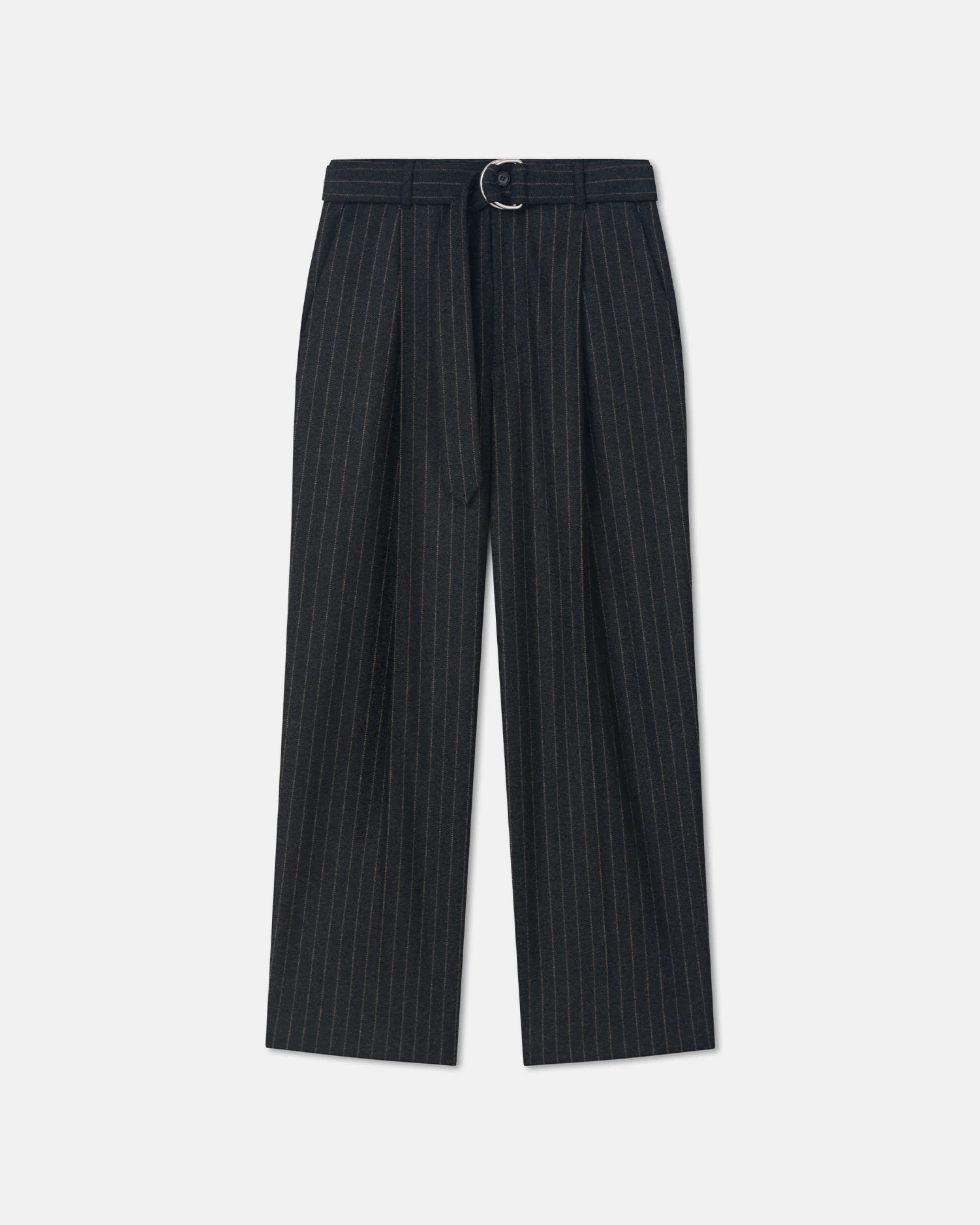 Colten - Belted pants - Black/Grey