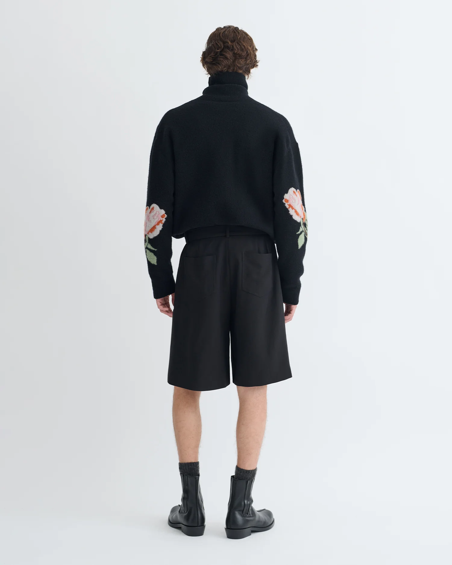 Derulo - Tailored Crepe Twill Shorts - Black - Image 2