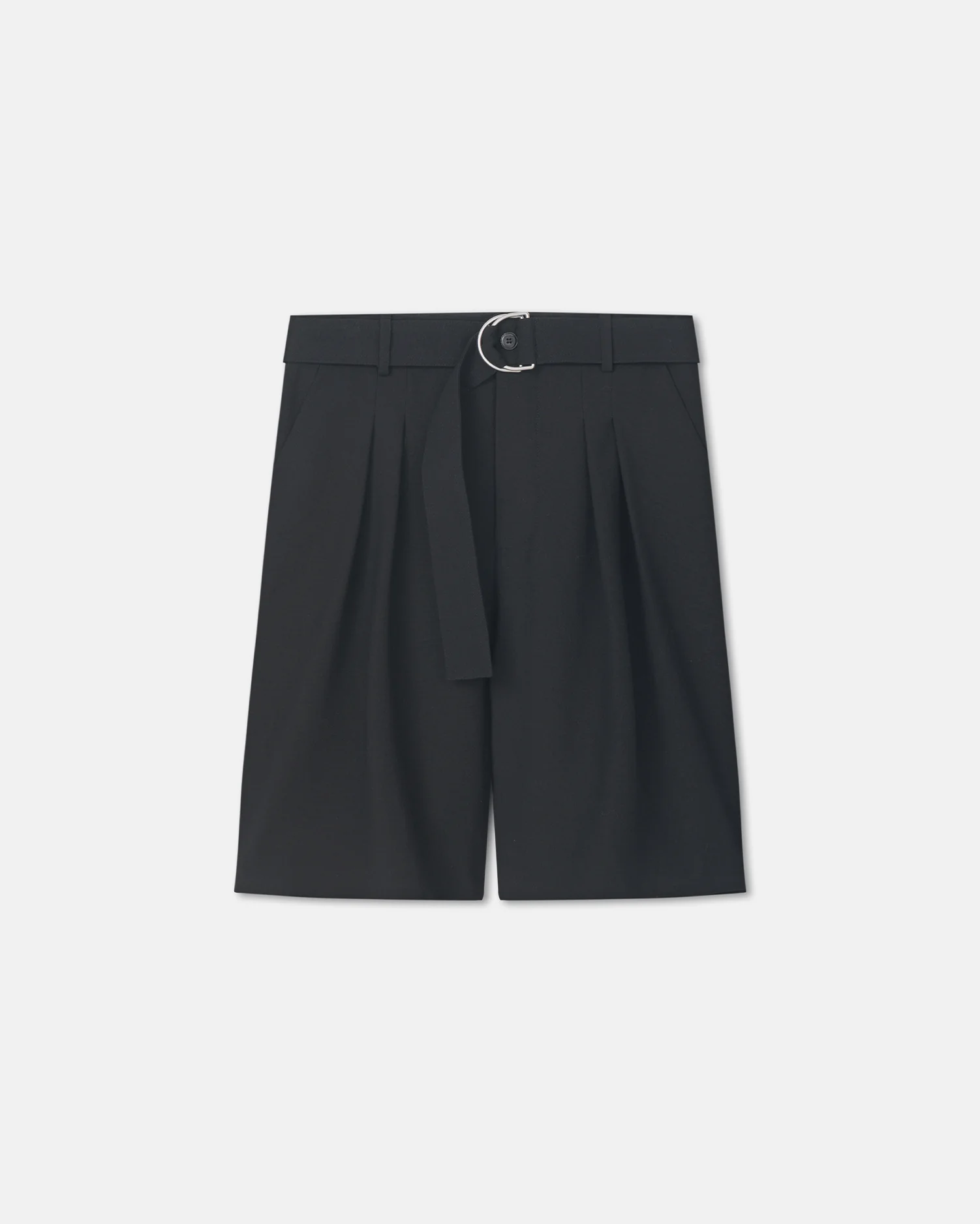 Derulo - Tailored Crepe Twill Shorts - Black - Image 5