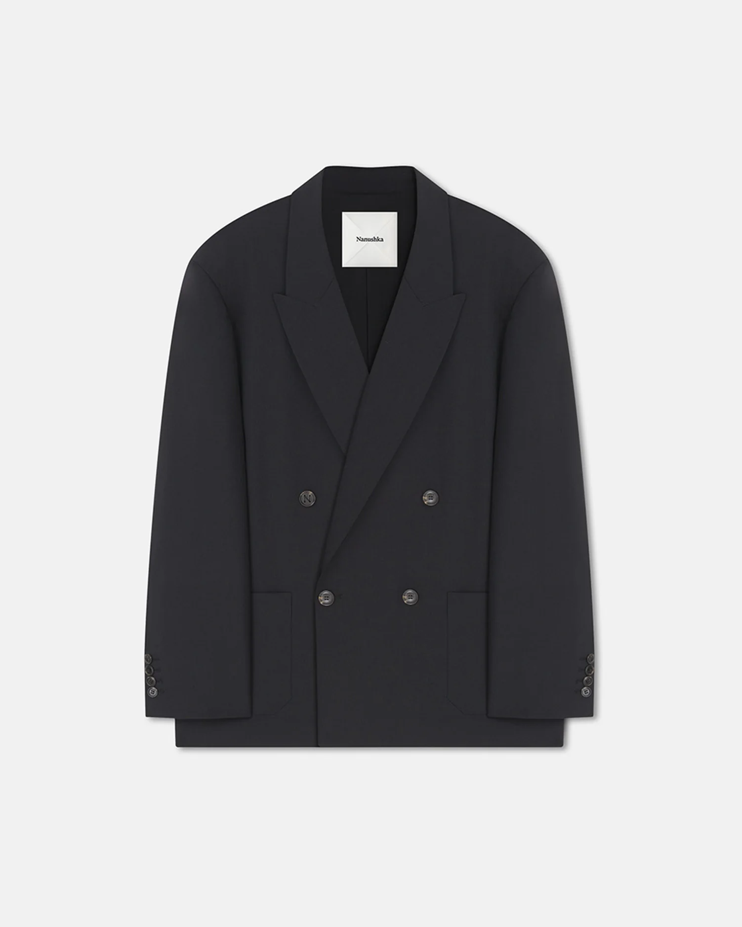 Derik - Relaxed Blazer - Black - Image 5