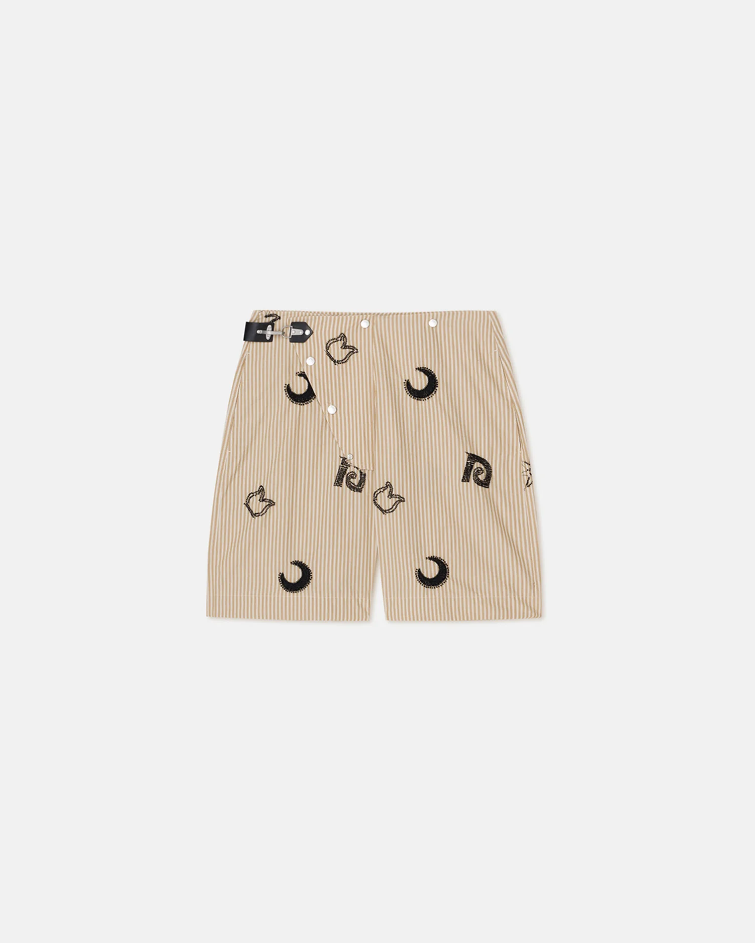 Markos - Beaded shorts - Beige/Black - Image 4