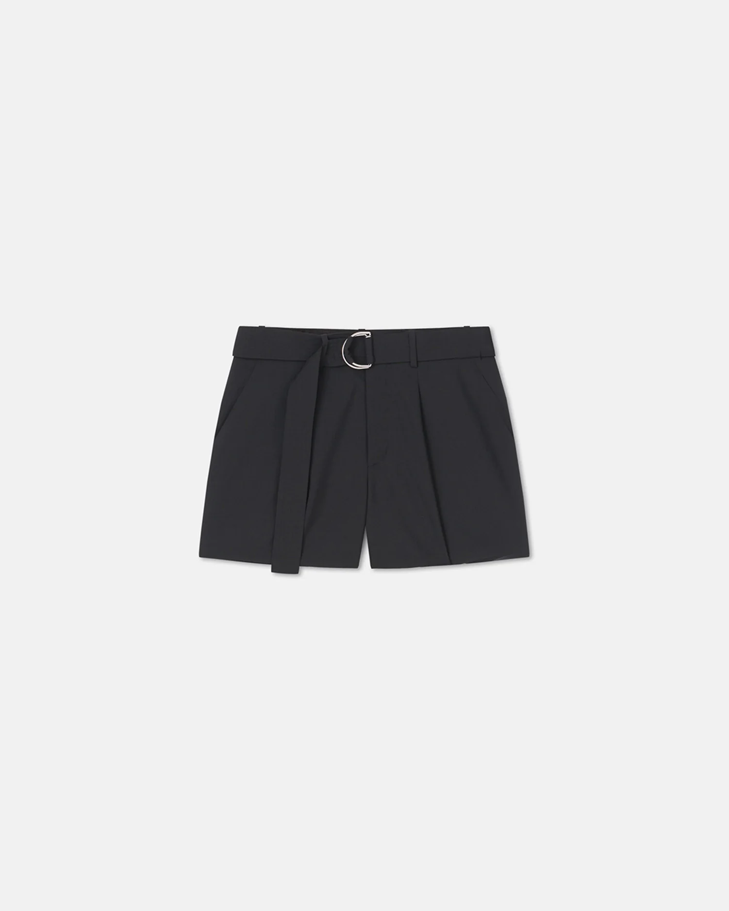 Ollie - Belted Shorts - Black - Image 4