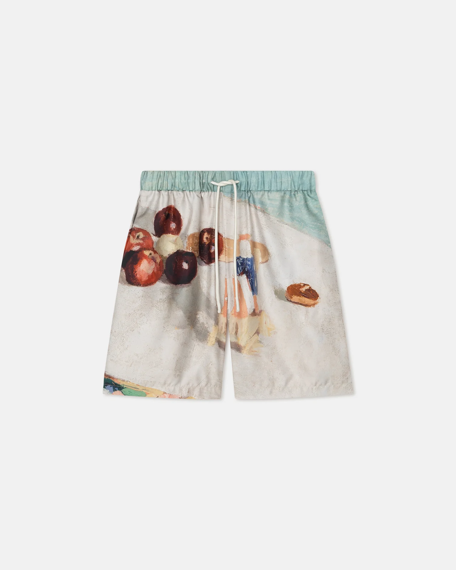 Doxxi - Printed Silk Twill Shorts - Gingerbread Heart - Image 4