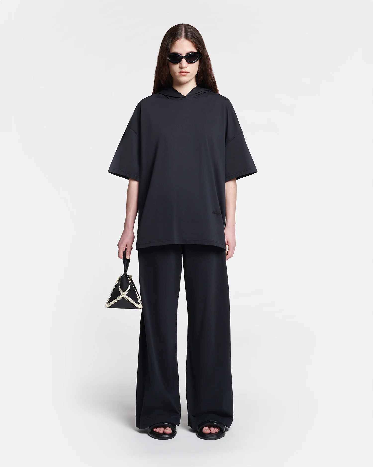 Kacper - Hooded t-shirt - Black - Image 3
