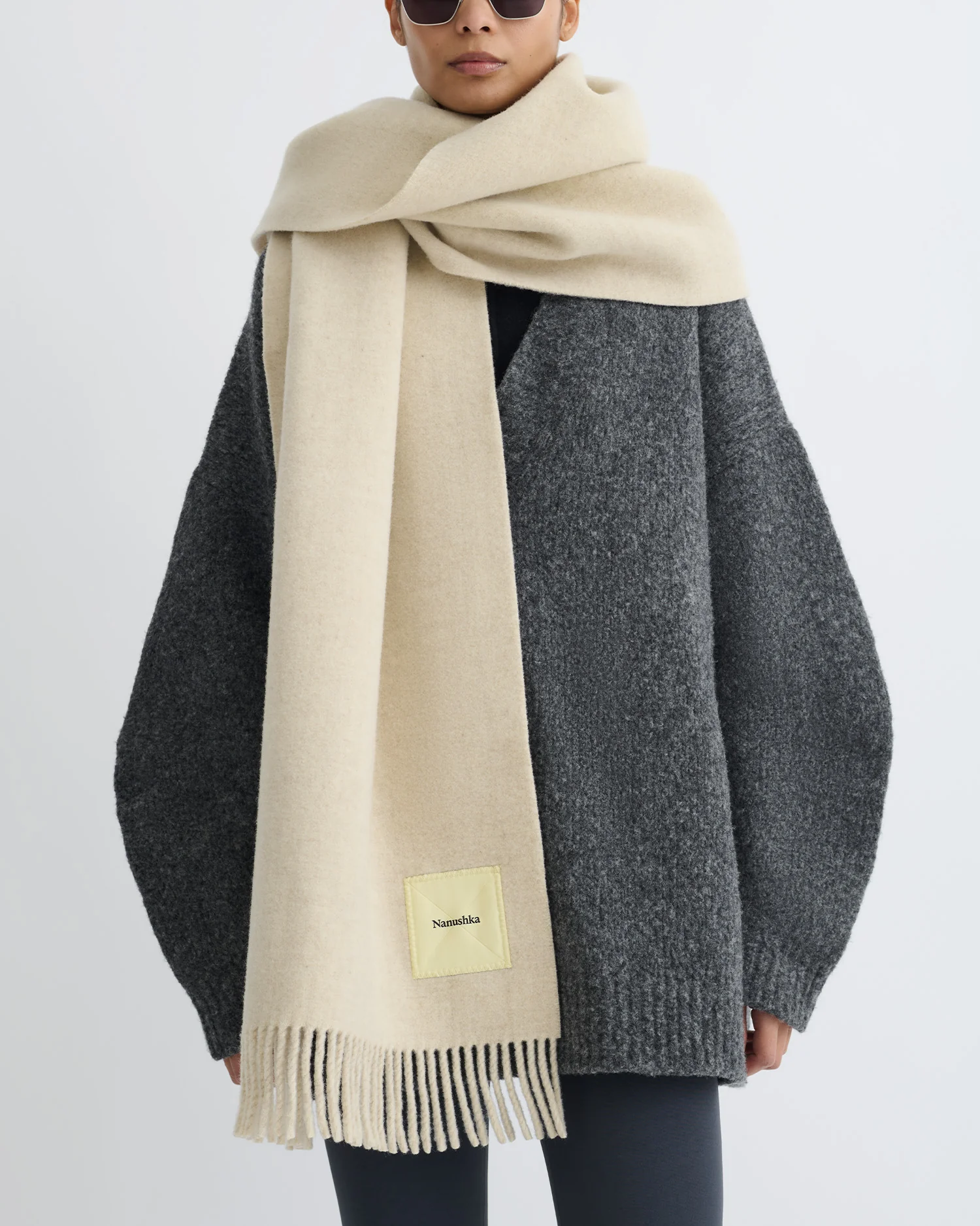 Keaton - Scarf - Light Beige