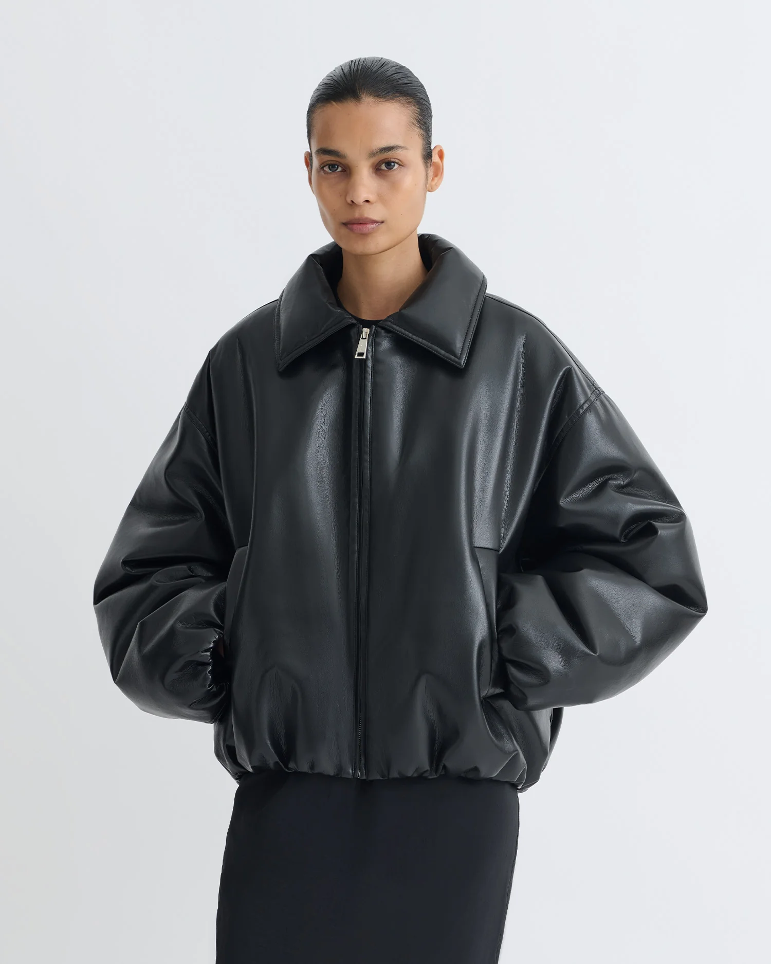 Asger - Padded Okobor™ jacket - Black