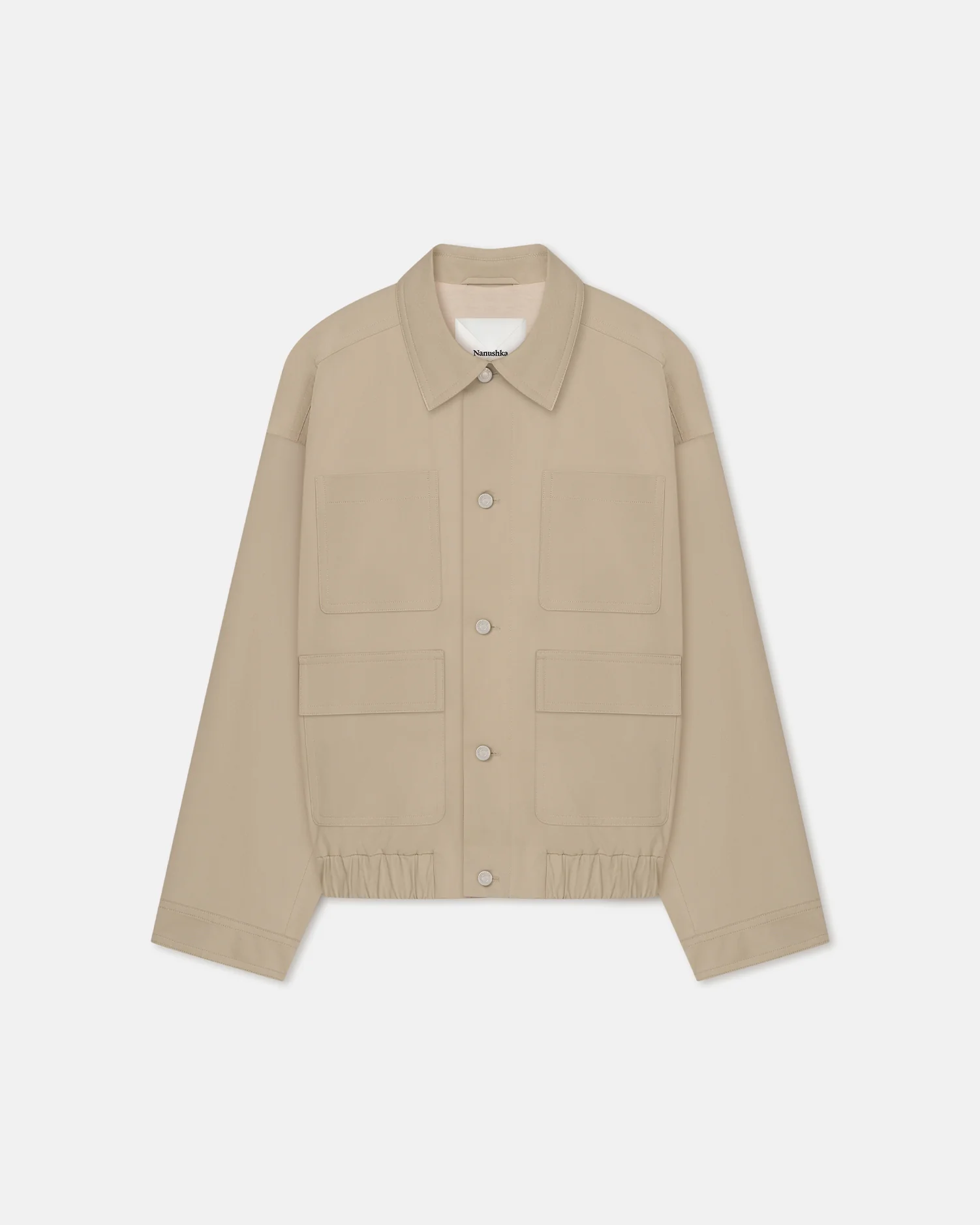 Zubin - Tech Twill Jacket - Pebble