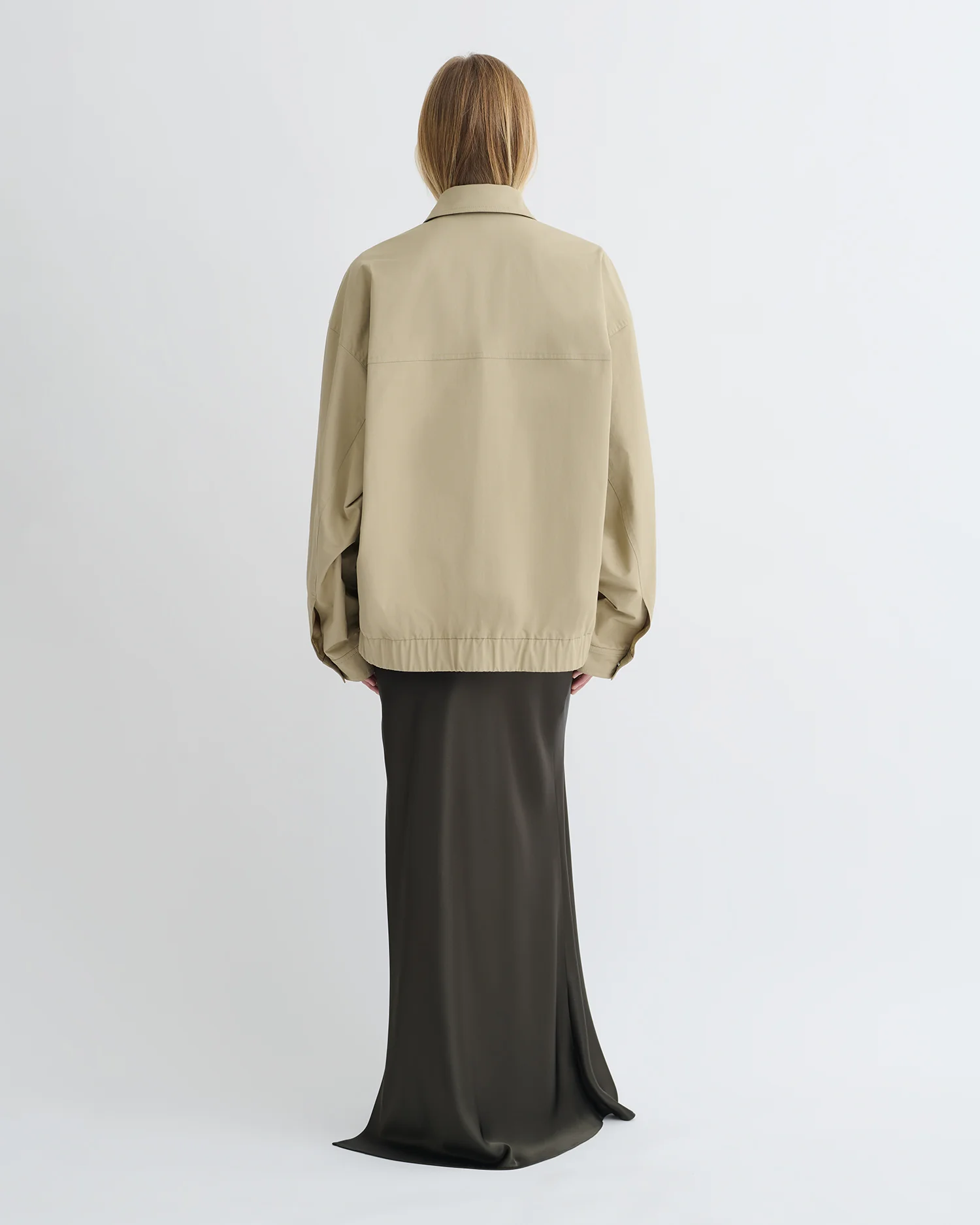 Zubin - Tech Twill Jacket - Pebble - Image 6