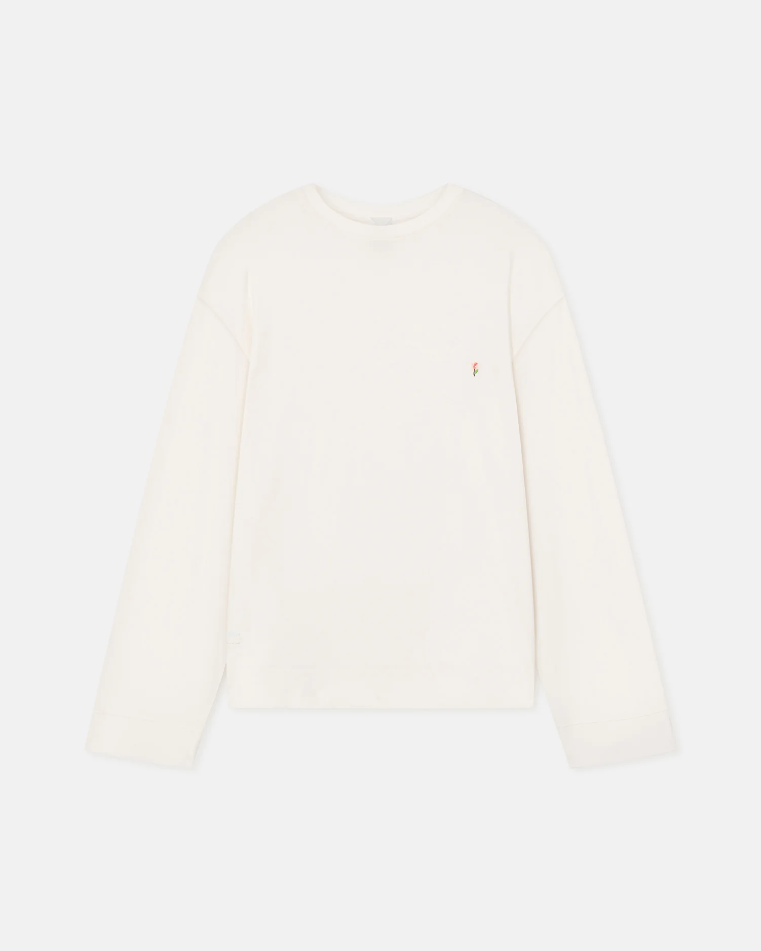 Kazmer - Cotton-Jersey Sweatshirt - Off White/Roses