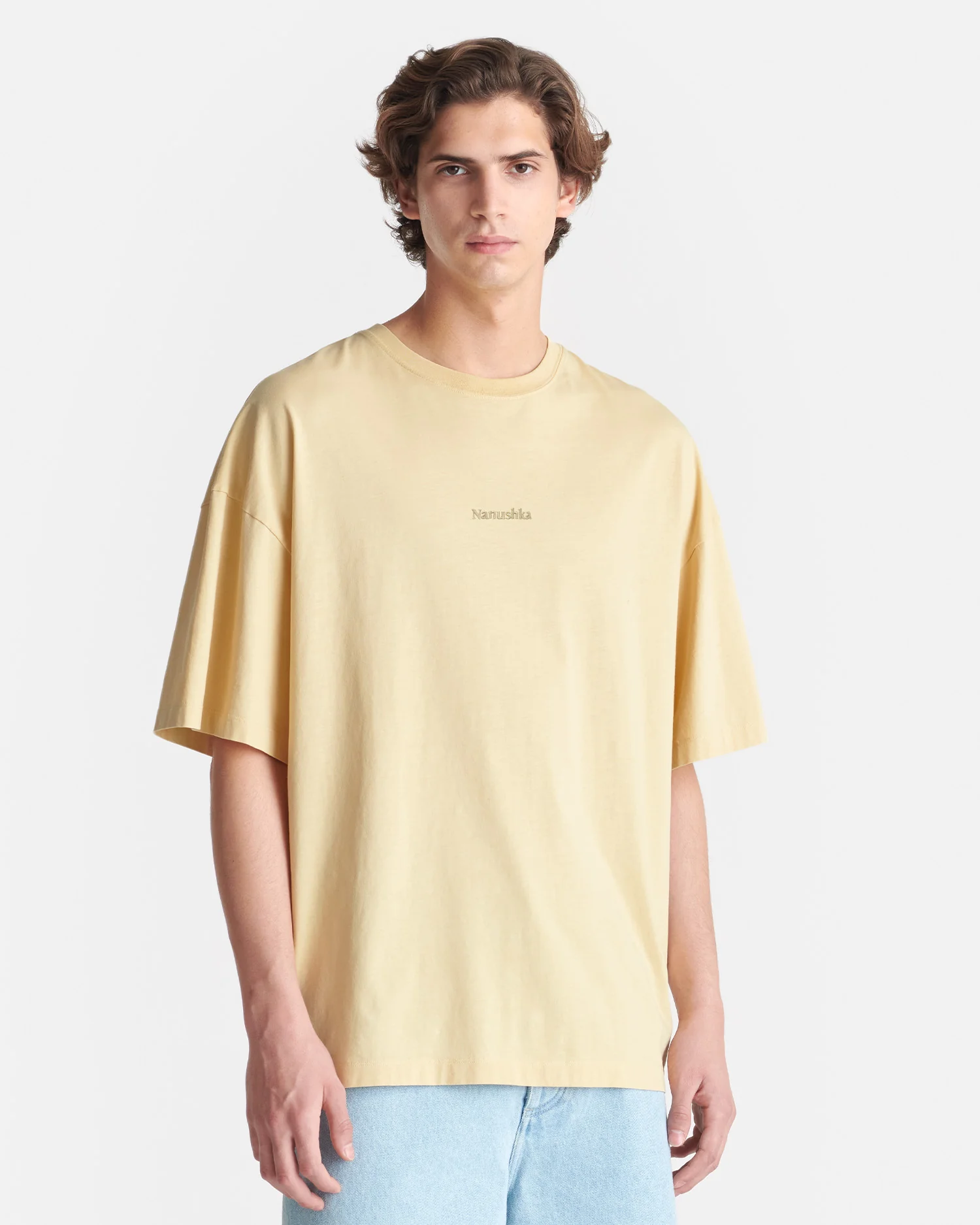 Wren - Printed Cotton-Jersey T-Shirt - Creme/Gingerbread Heart - Image 4