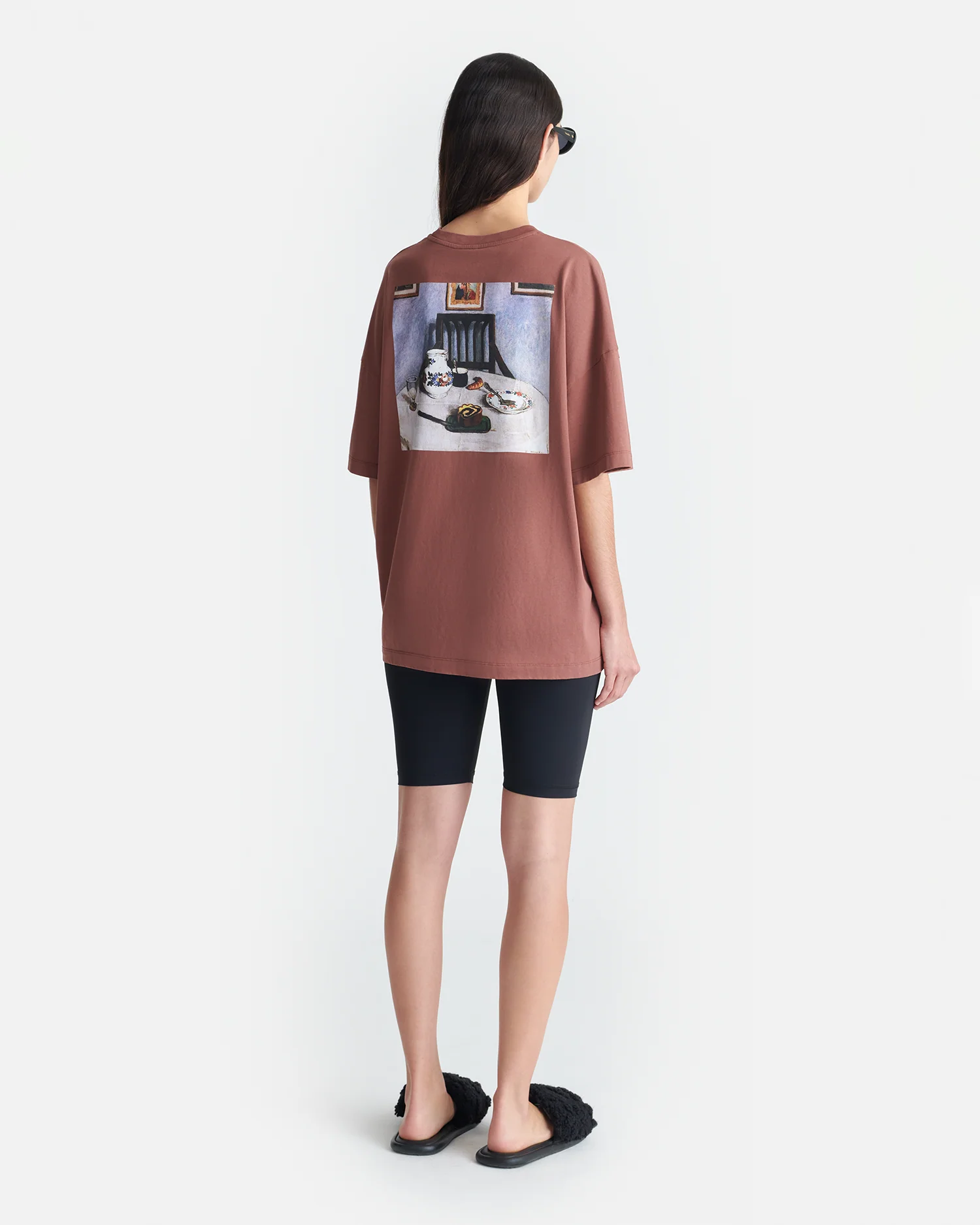Wren - Printed Cotton-Jersey T-Shirt - Rust/Poppyseed Cake - Image 7