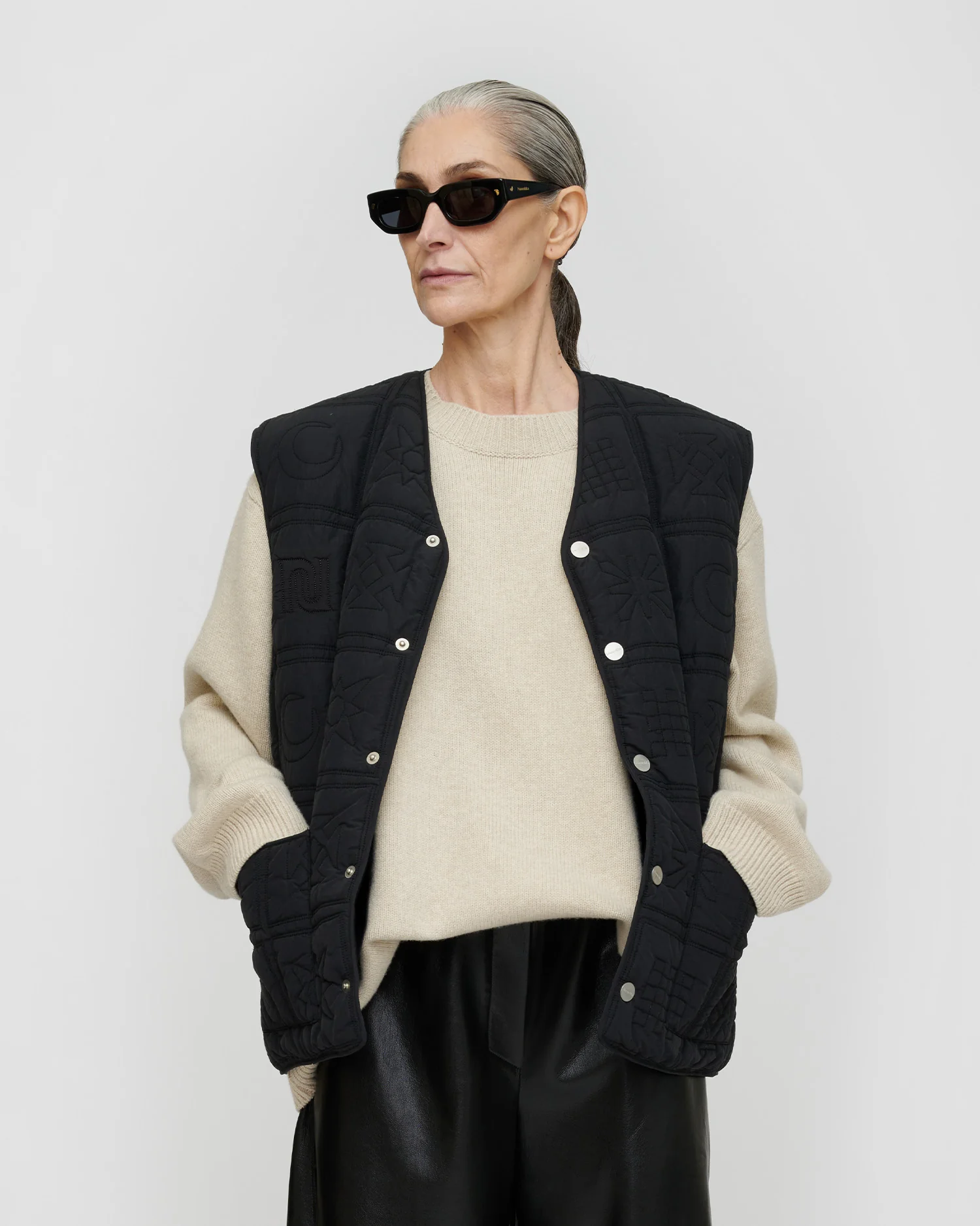 Renea - Wool blend sweater - Creme - Image 4