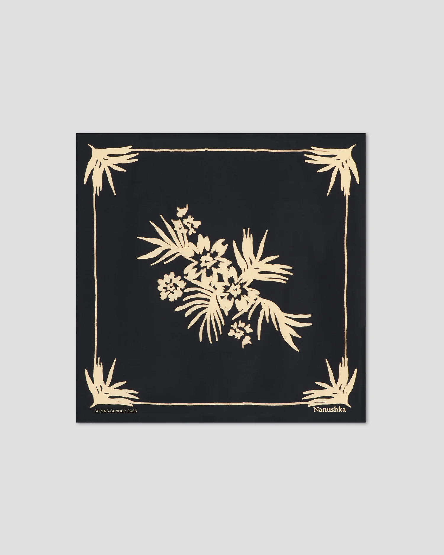 Shoul - Silk scarf - Tropical Blossom