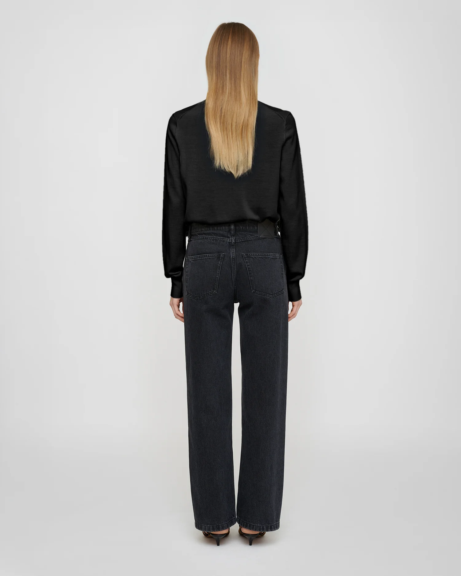 Nadra - Fine merino sweater - Black - Image 2