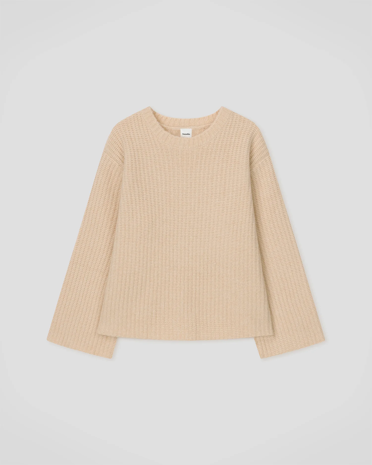 Maura - Merino cashmere sweater - Creme