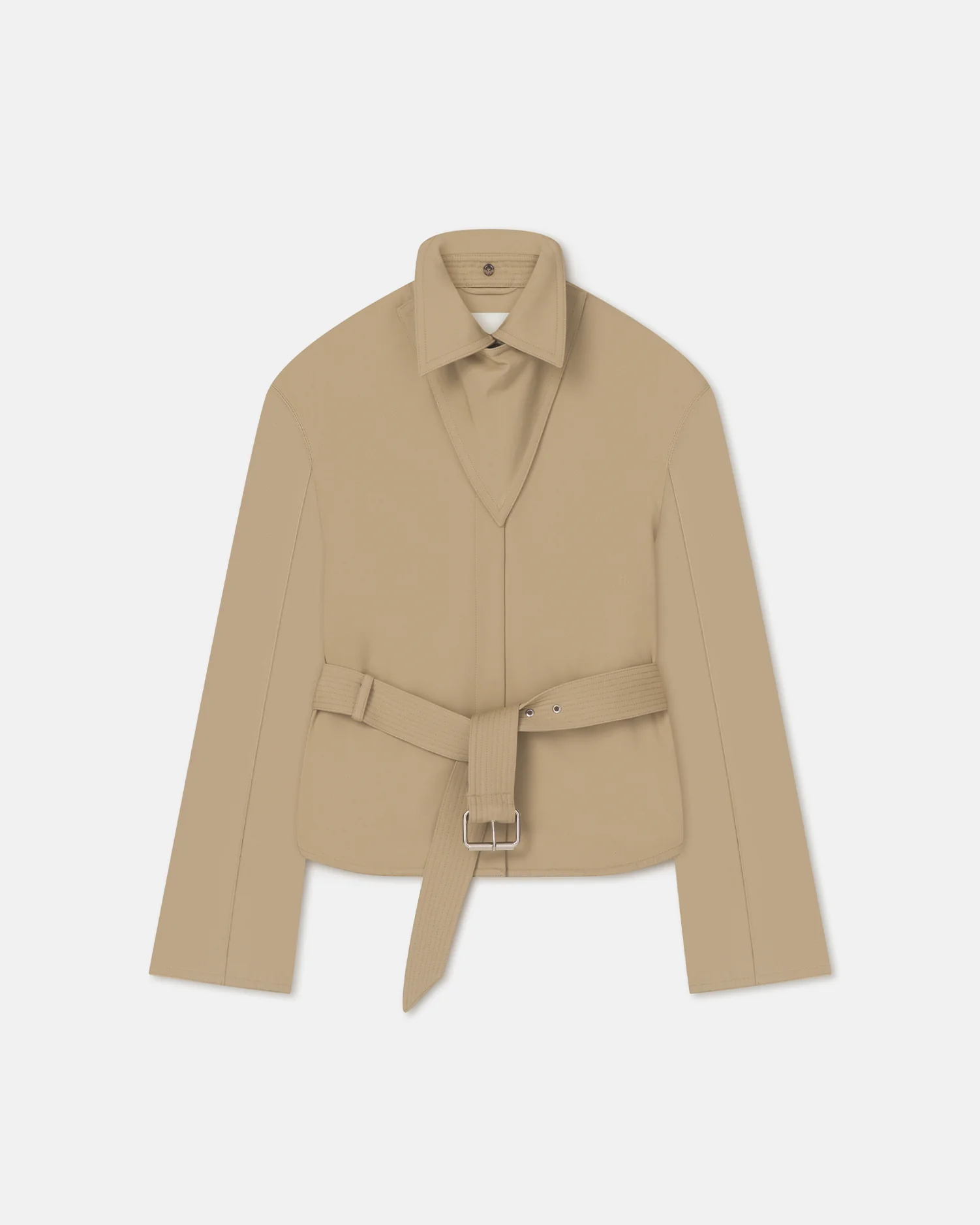 Henka - Bonded Trench/Faux Fur Jacket - Beige/Brown - Image 4