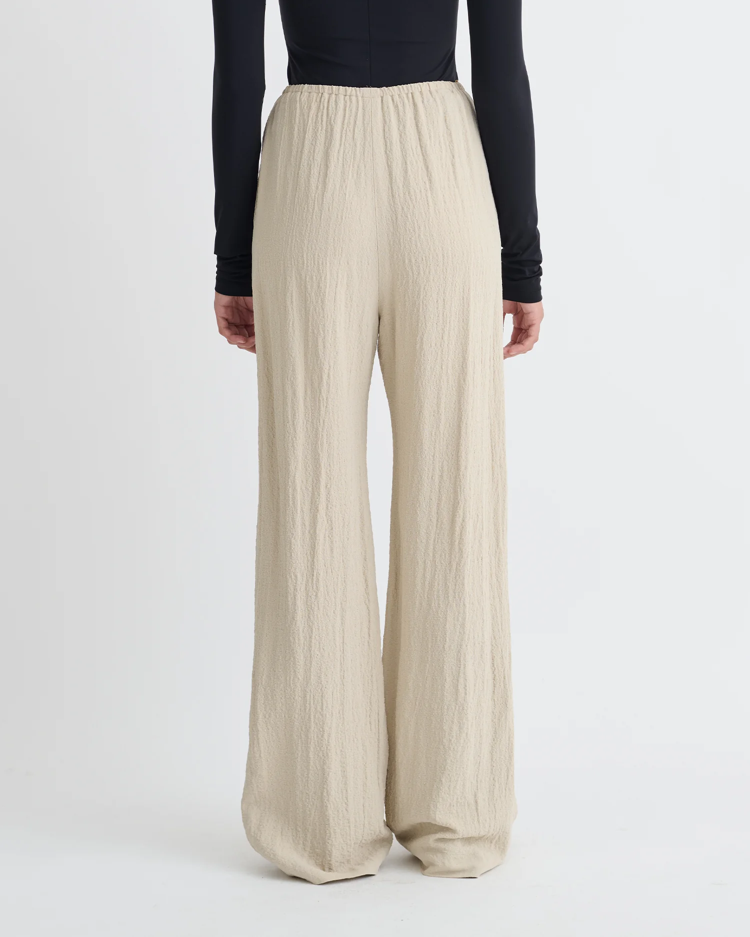 Arvenn - Seersucker Suiting Pants - Sand - Image 5