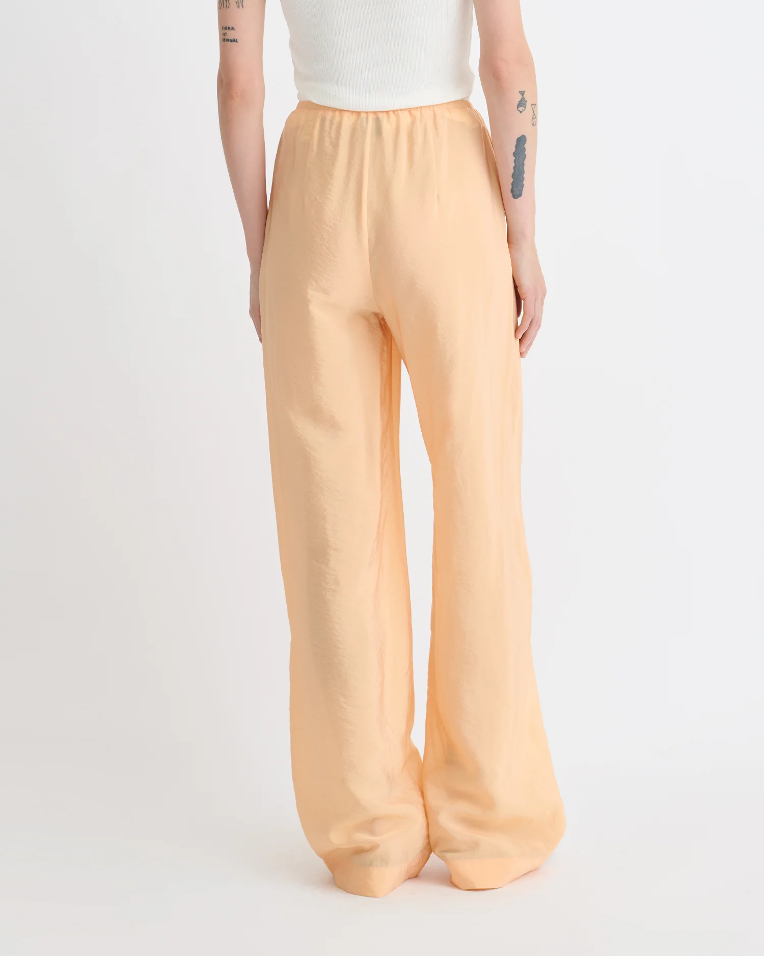 Arvenn - Crepe Organza Pants - Apricot - Image 5