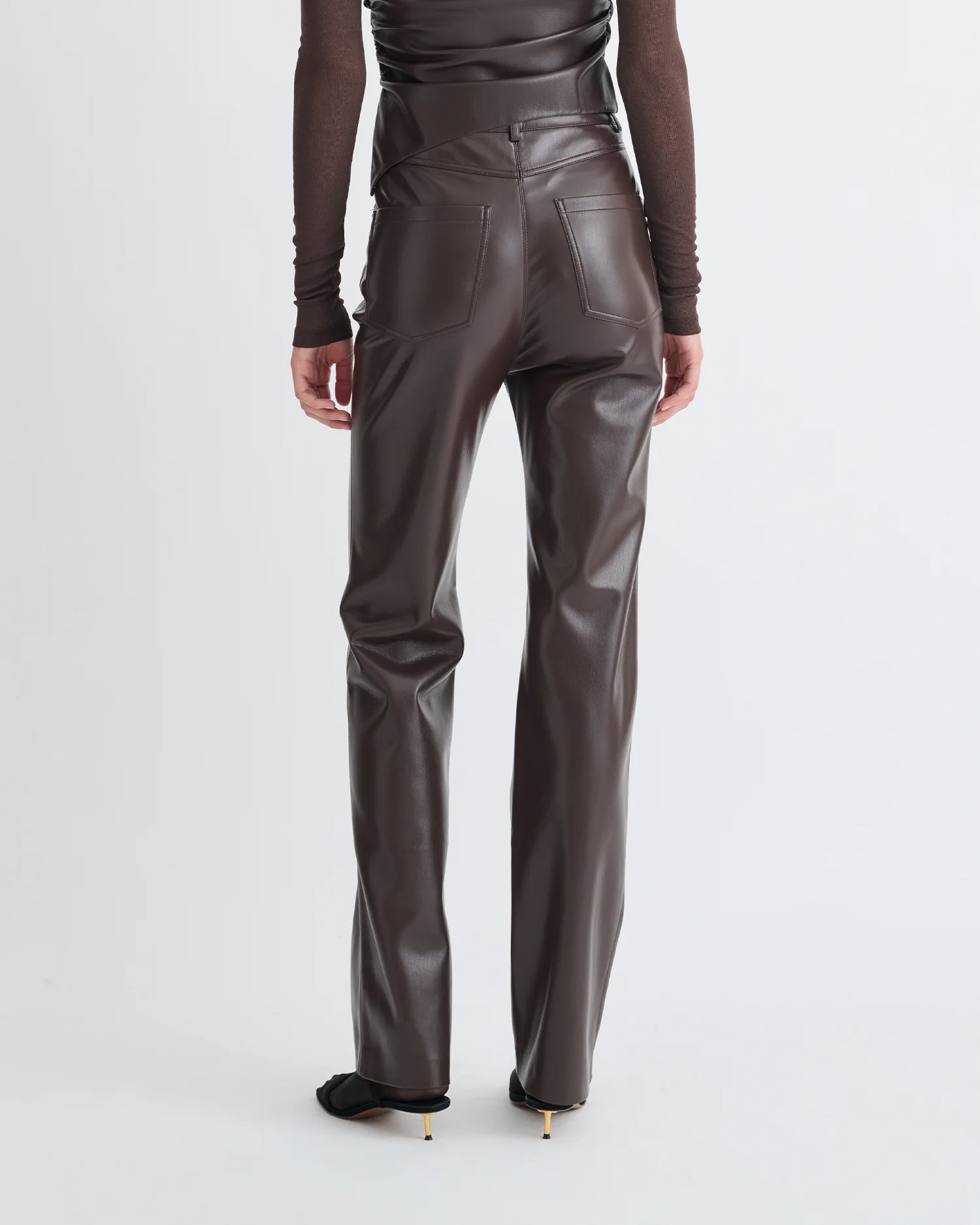 Jacoba - Okobor Pants - Coffee Ground - Image 5