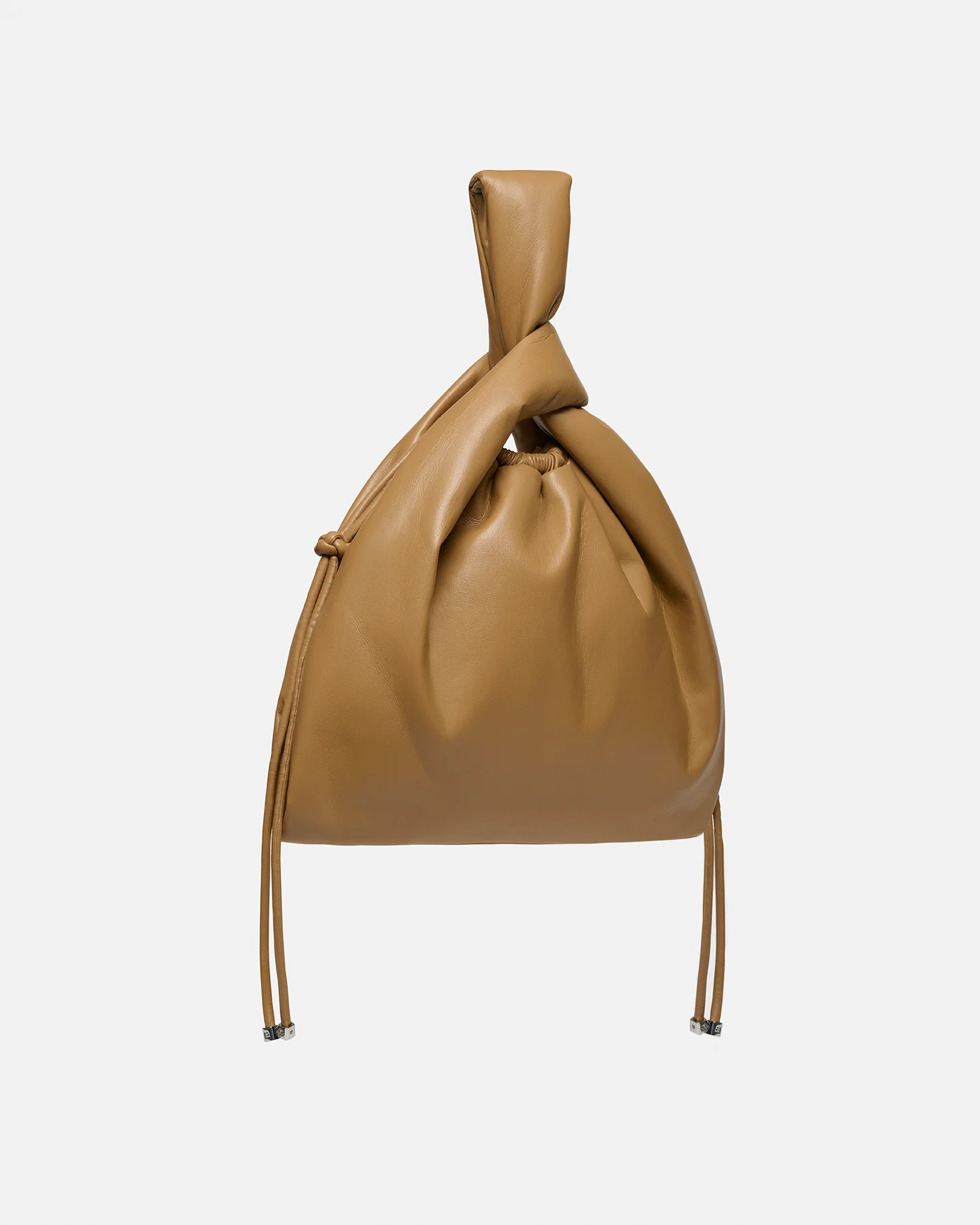 Jen Drawstring - Okobor™ Alt-Leather Bag - Oak - Image 3