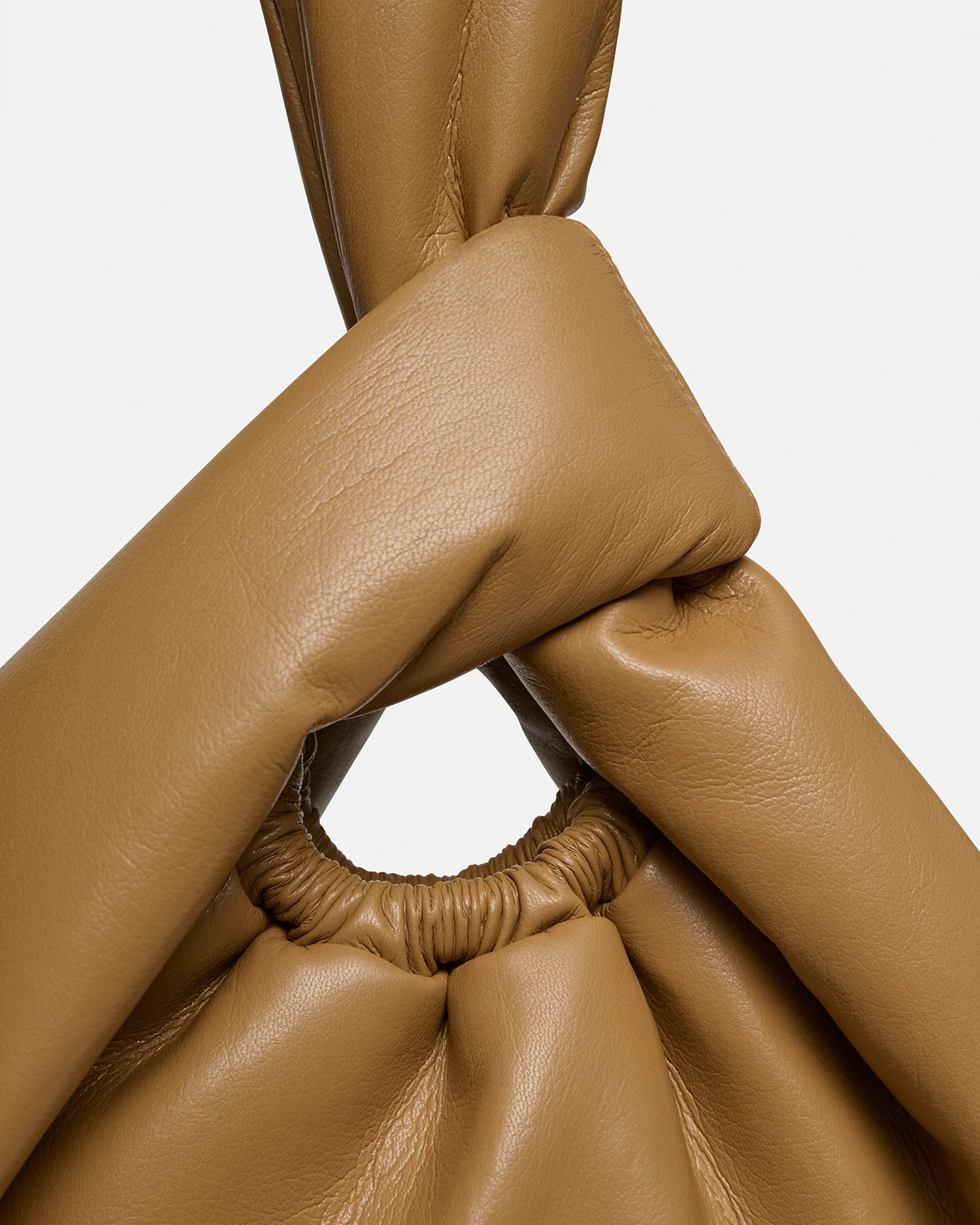 Jen Drawstring - Okobor™ Alt-Leather Bag - Oak - Image 4