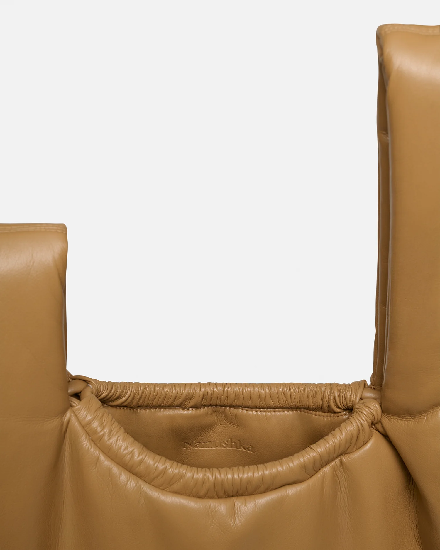 Jen Drawstring - Okobor™ Alt-Leather Bag - Oak - Image 5