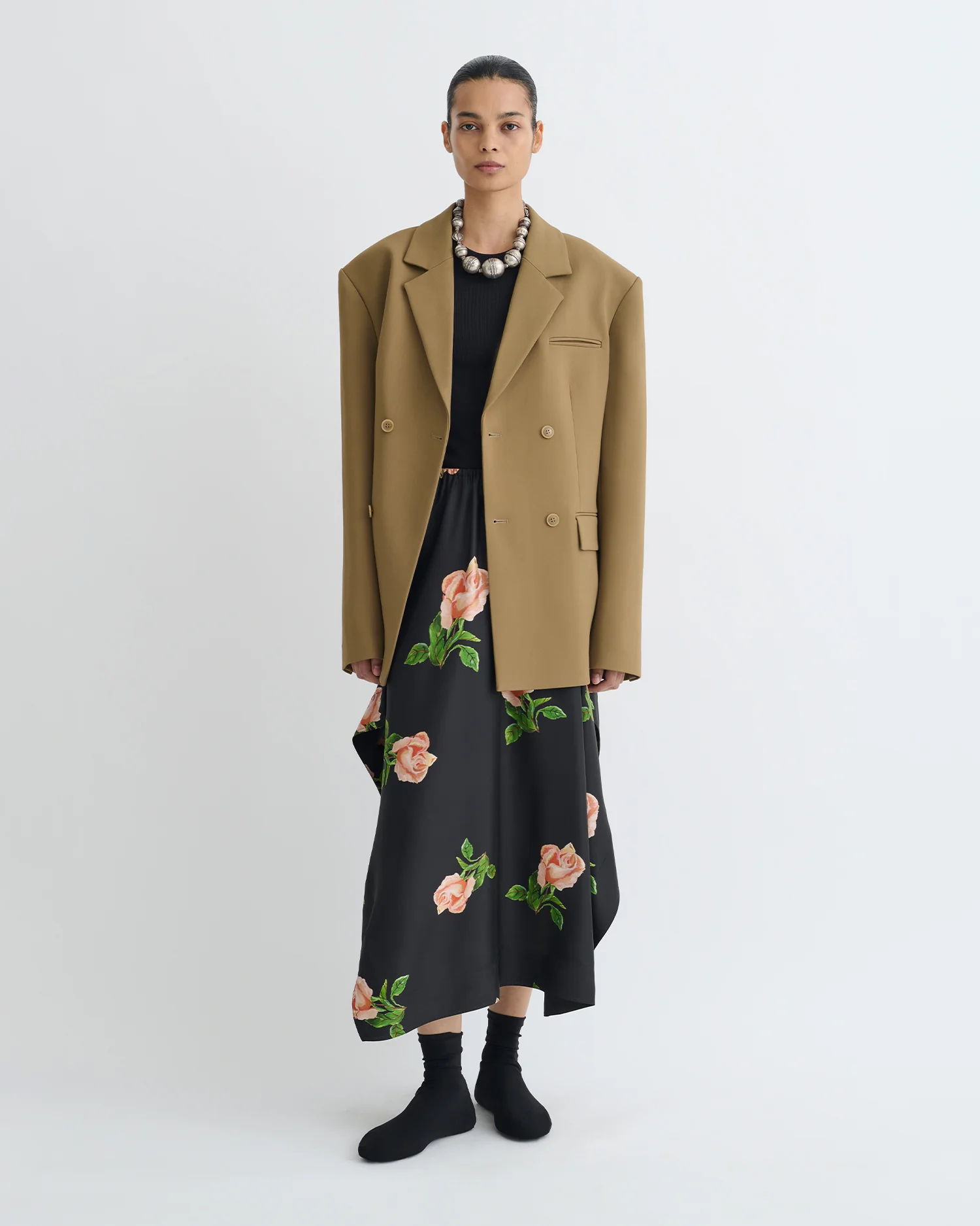 Diante - Boxy Blazer - Brown - Image 4