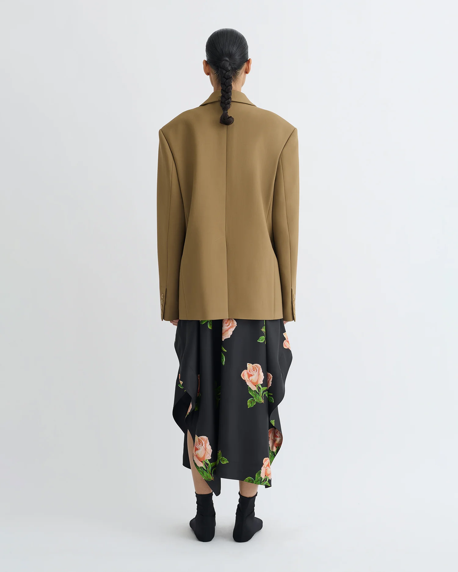 Diante - Boxy Blazer - Brown - Image 6
