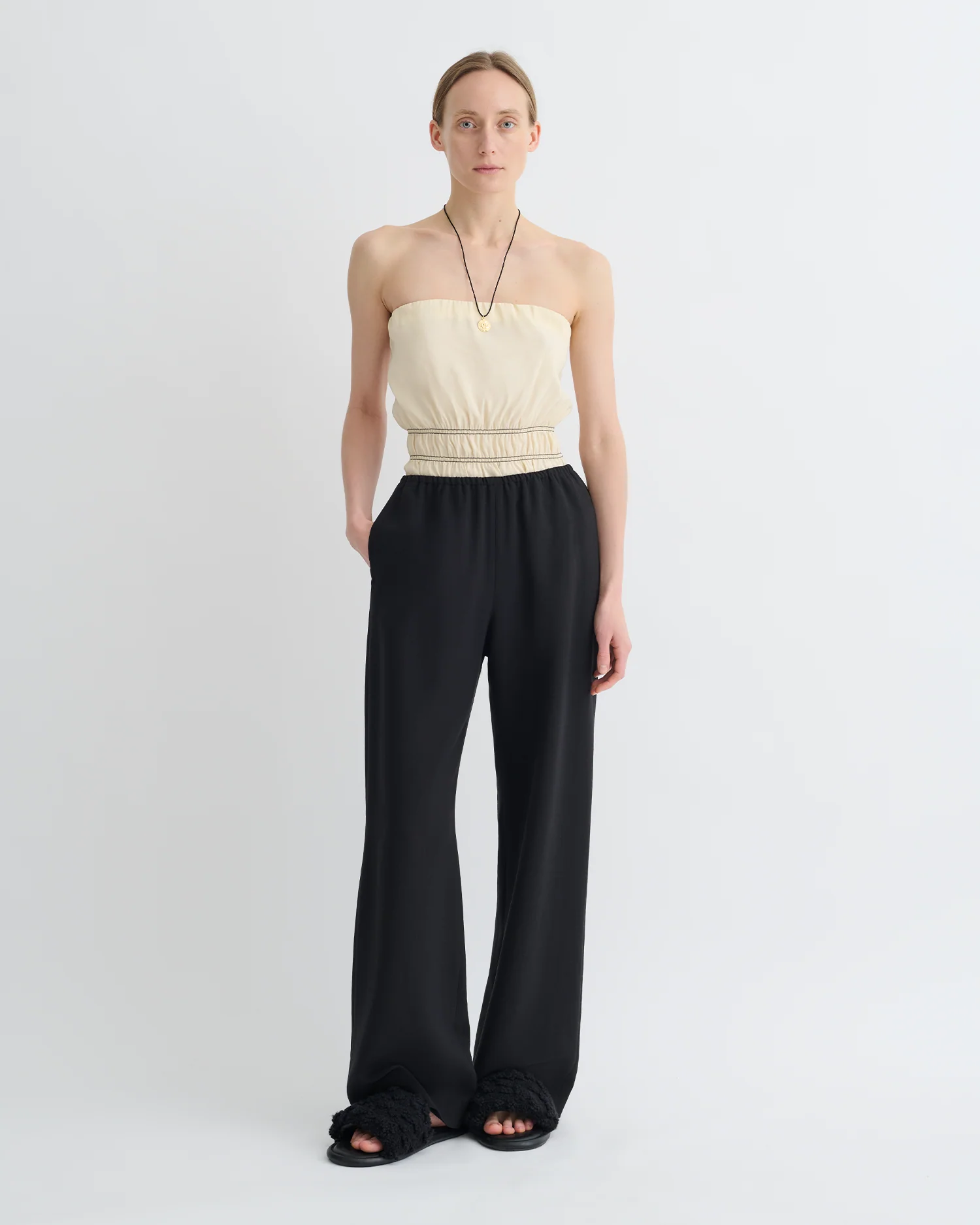 Arvenn - Twill Suiting Pants - Black