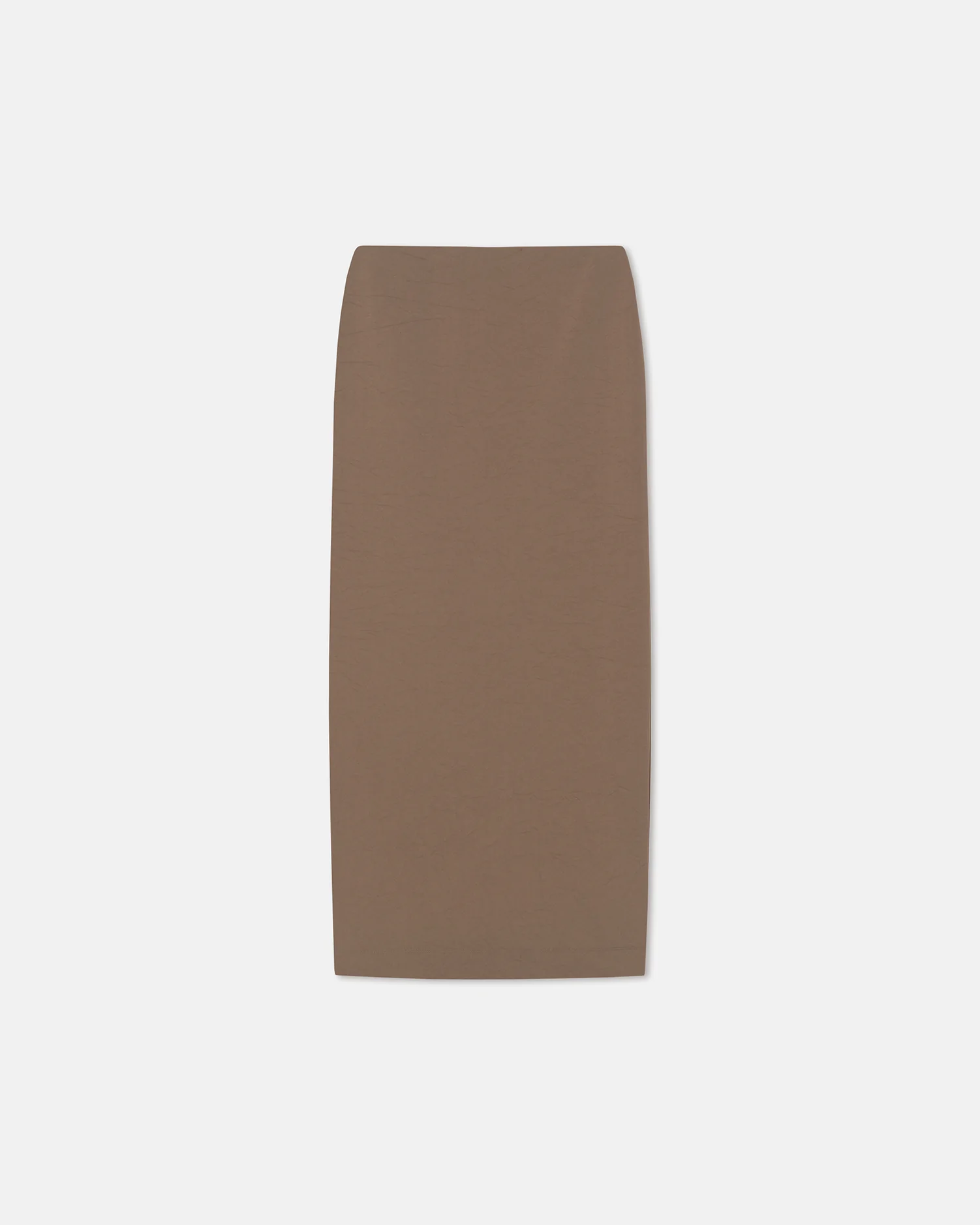Nya - Paper Jersey Midi Skirt - Brown - Image 7