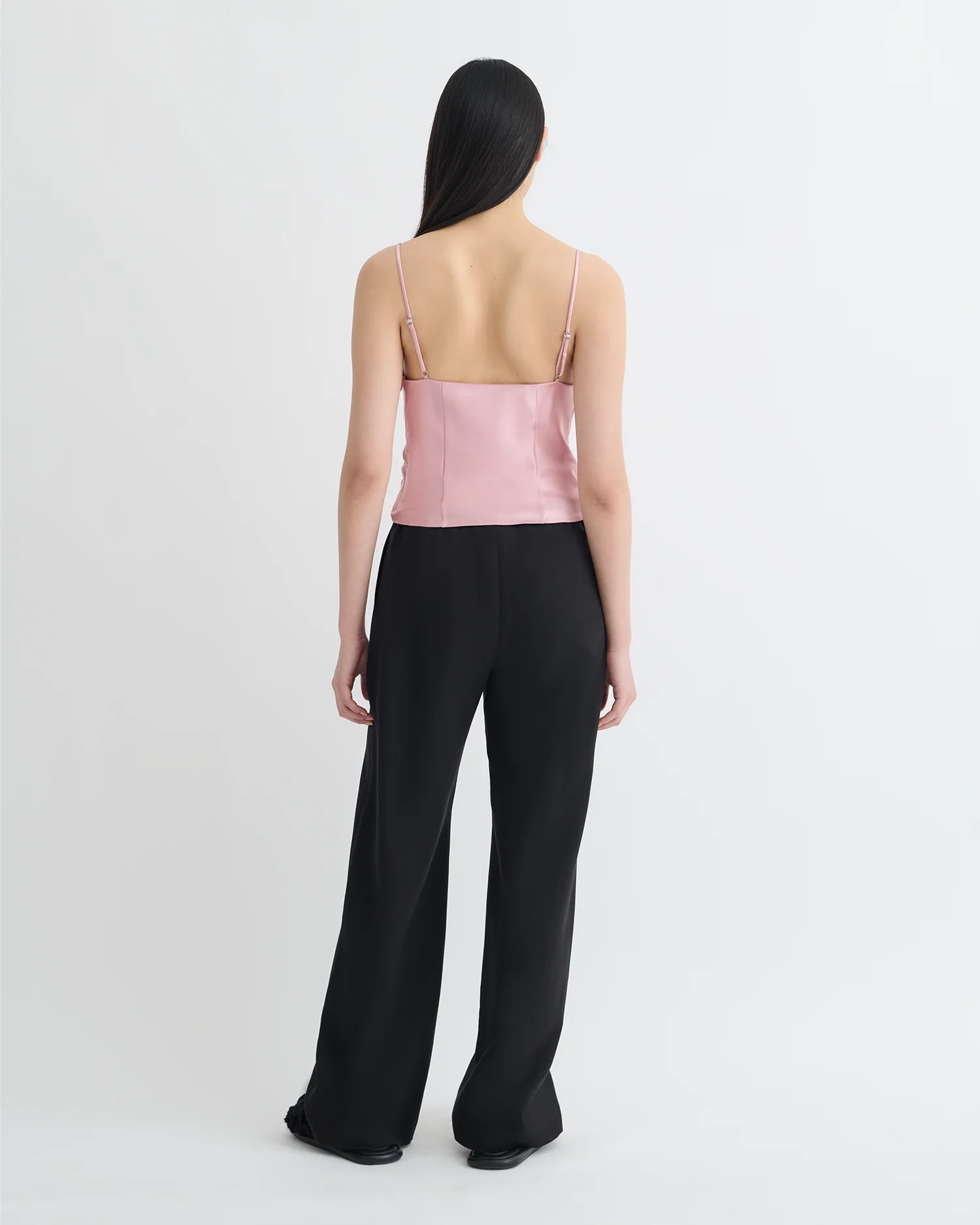 Rheia - Slip Satin Top - Pink - Image 3