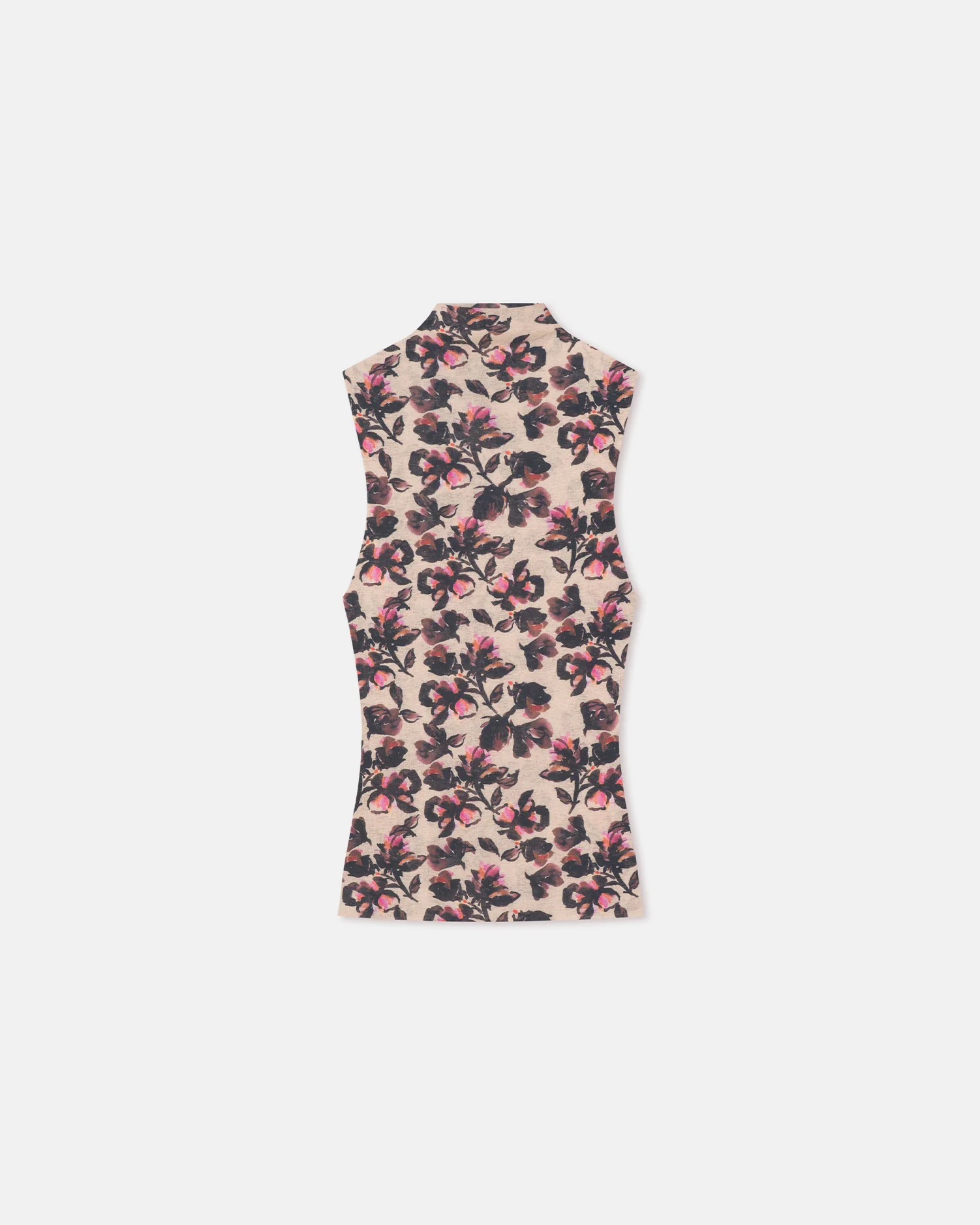 Annyka - Printed Mesh Jersey Top - Tapestry Floral - Image 5
