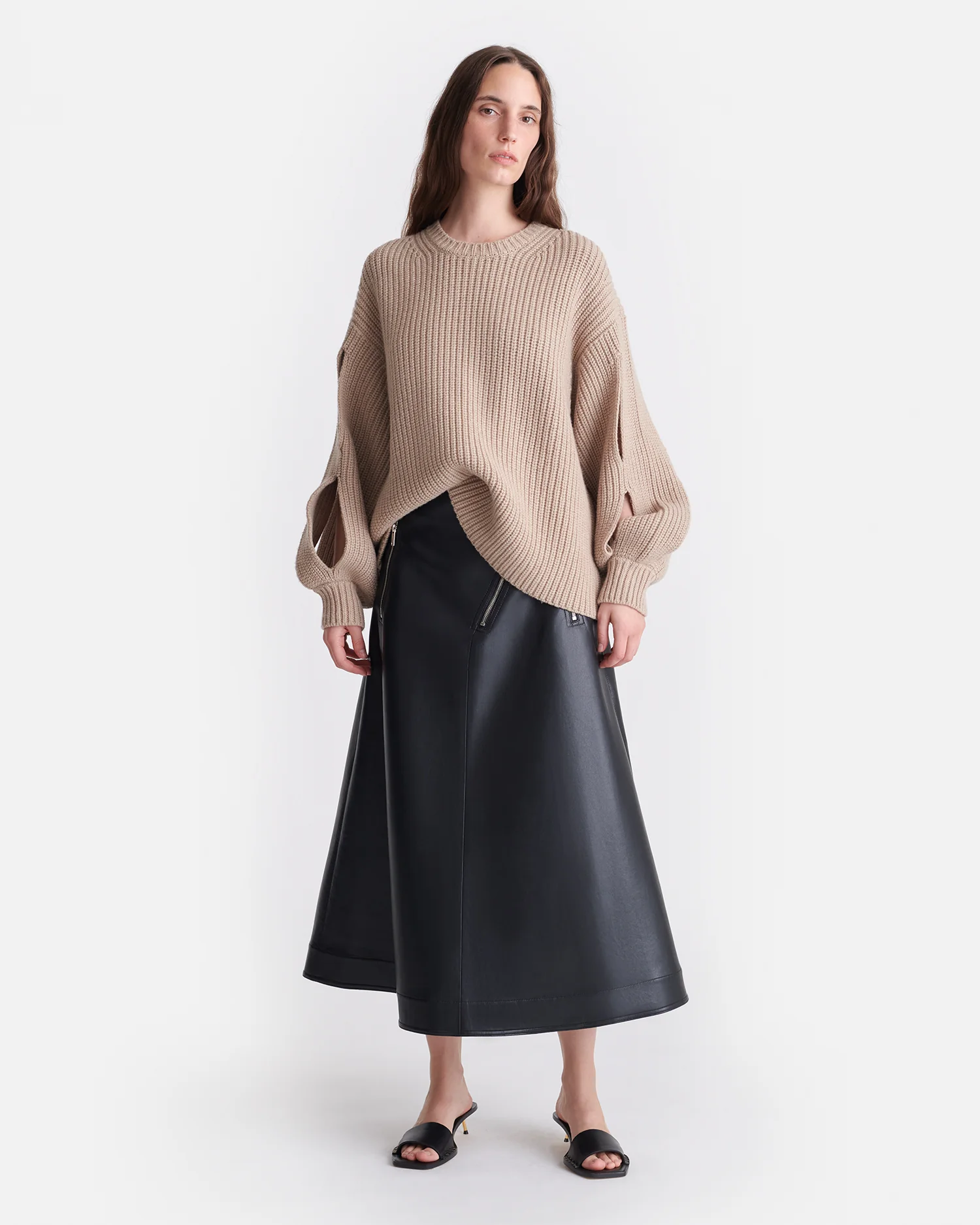 Jacint - Cashmere-Blend Sweater - Oatmeal - Image 2