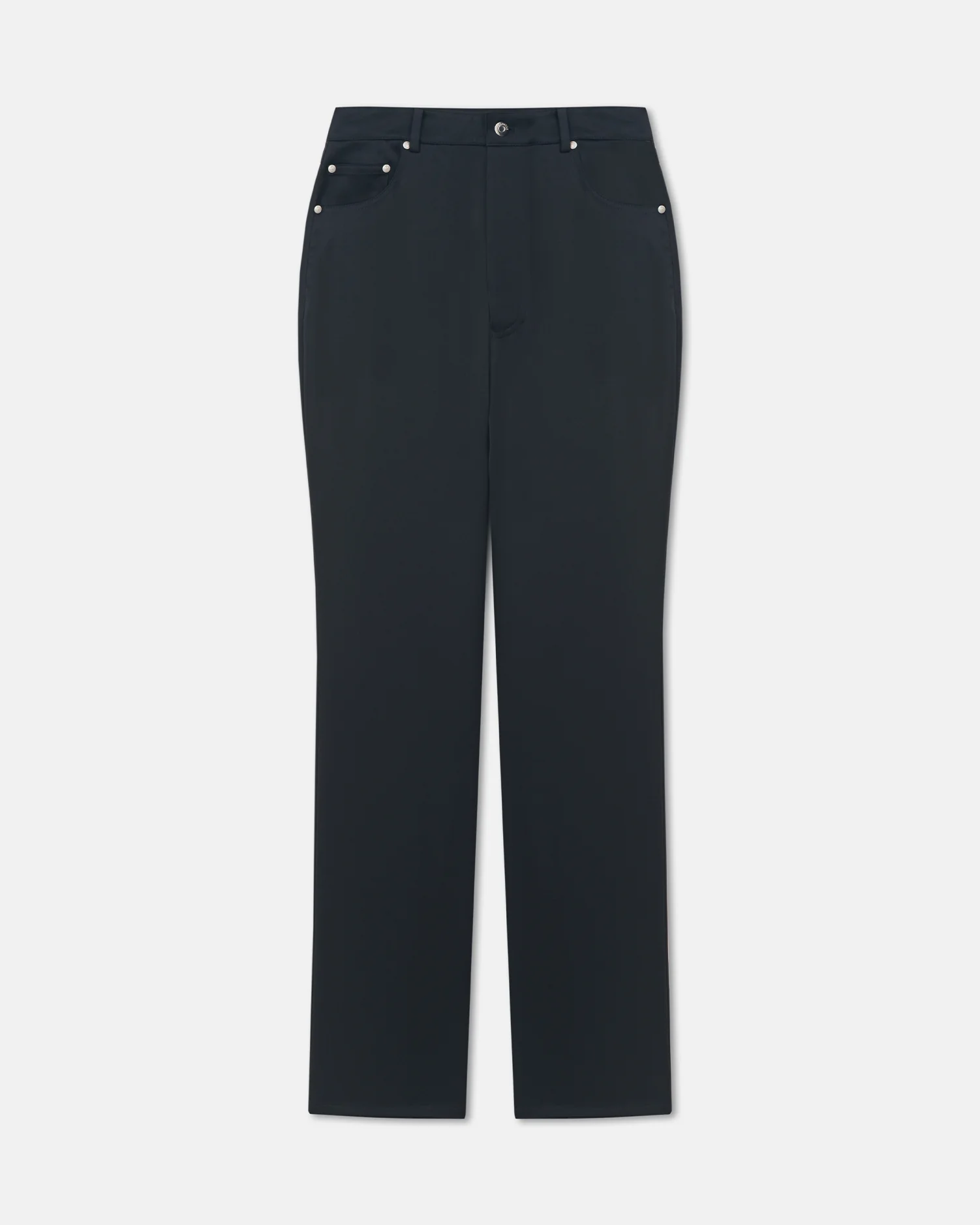 Jacoba - Slip Satin Pants - Black