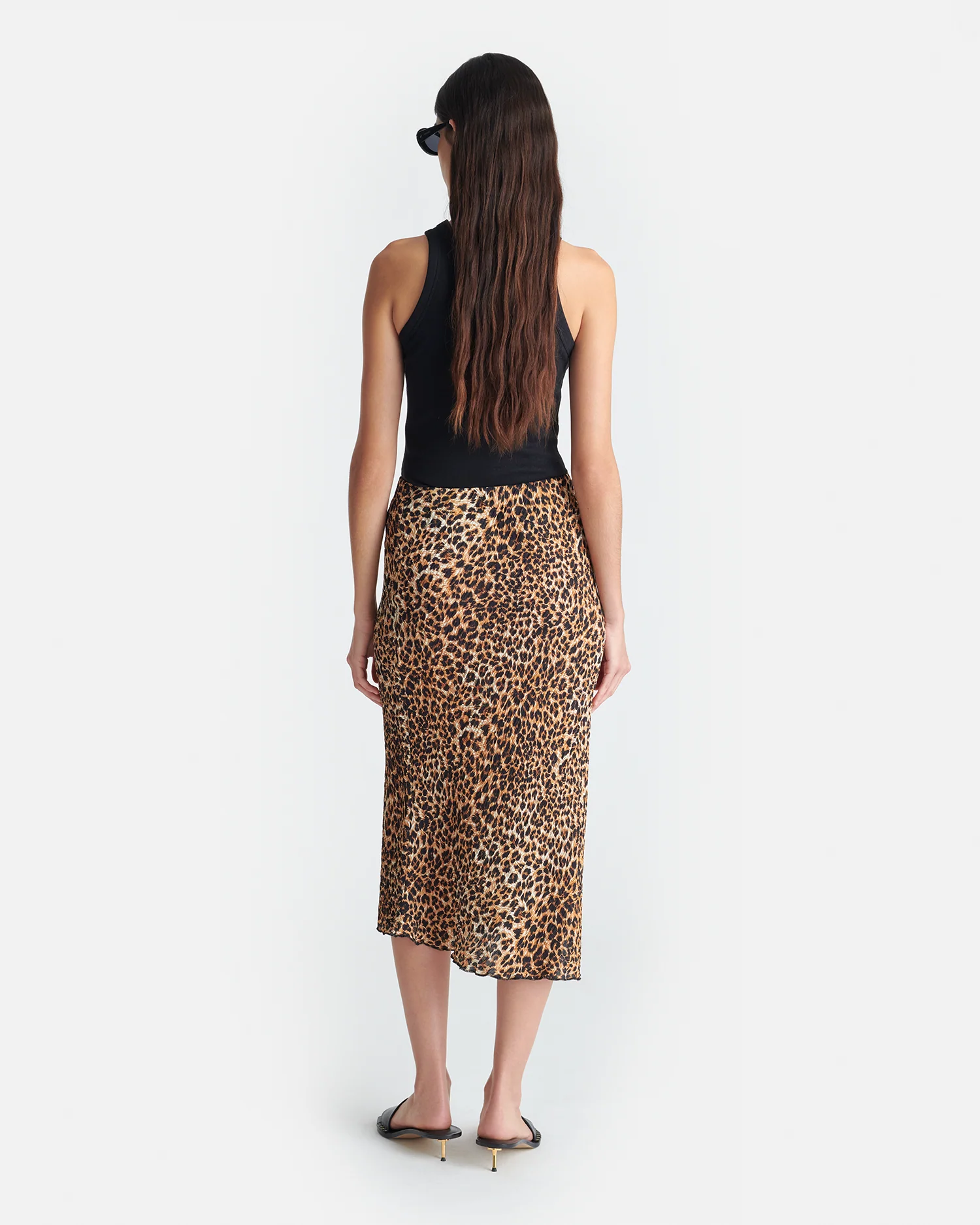 Zarina - Printed Midi Skirt - Ocelot - Image 3