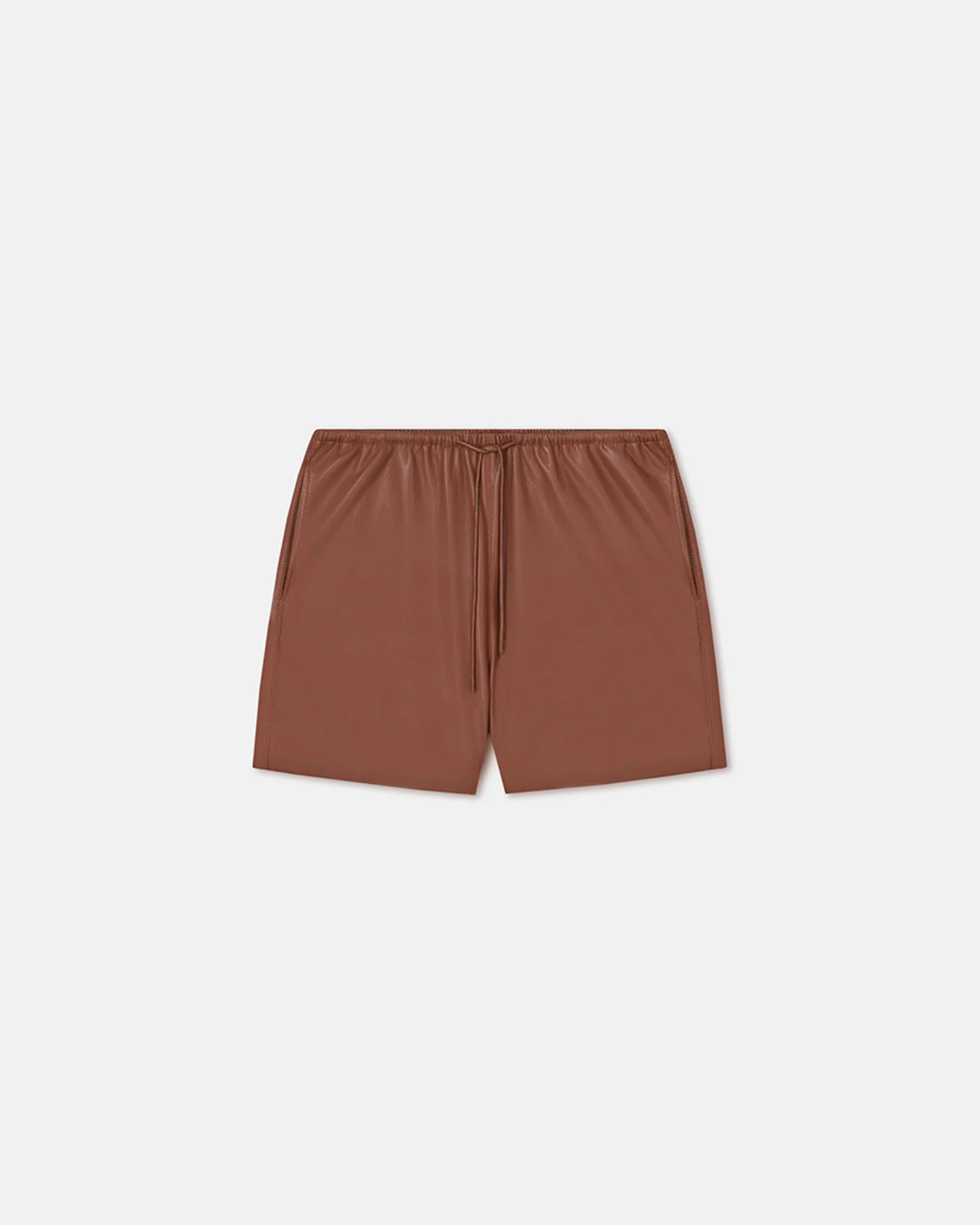 Aniela - Okobor™ Alt-Leather Shorts - Henna - Image 3