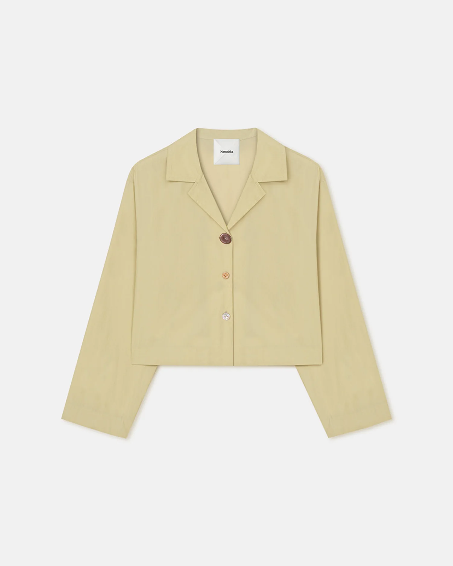 Vally - Washed Calico Shirt - Sage - Image 2