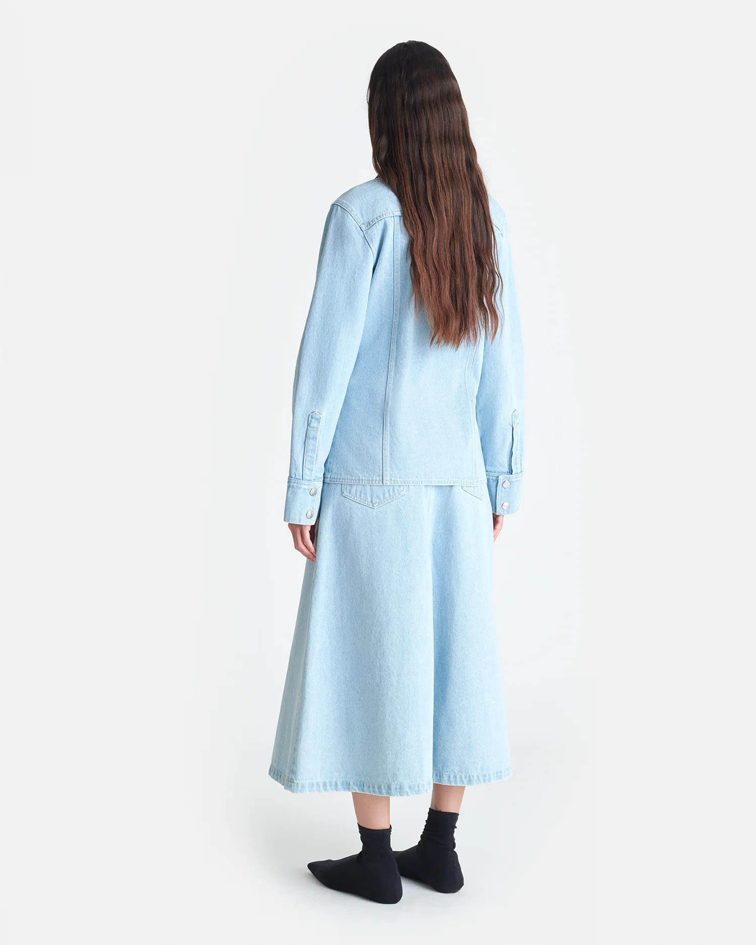 Letisa - Denim shirt - Eco Bleach/Hazel - Image 3